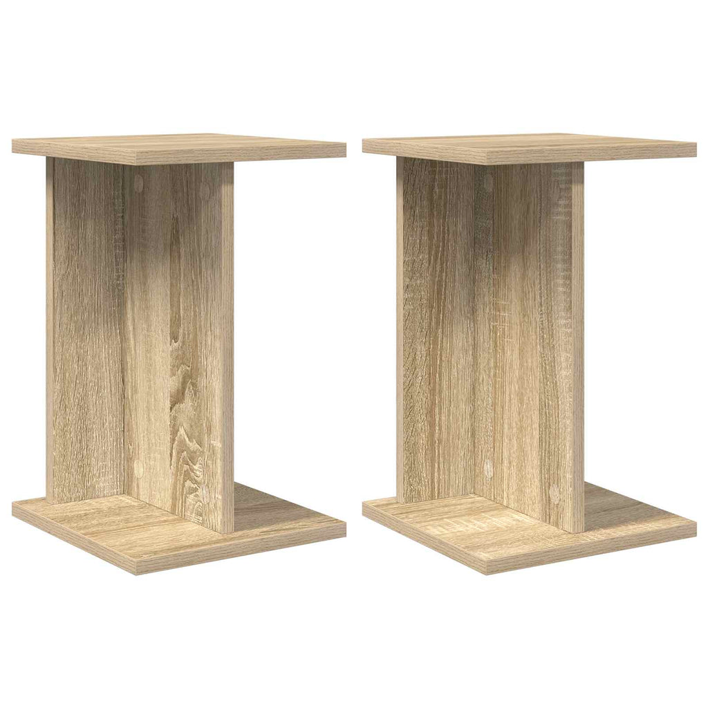 Pflanzenständer 2 pcs Sonoma-Eiche 25 x 25,5 x 40,5 cm