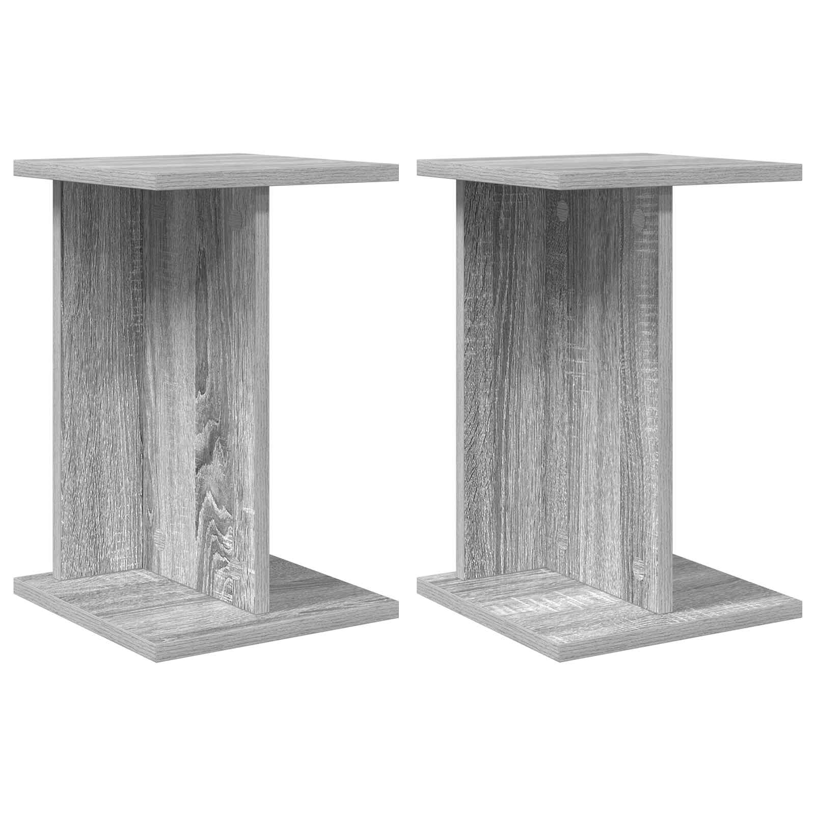 Pflanzenständer 2 pcs Graues Sonoma 25 x 25,5 x 40,5 cm
