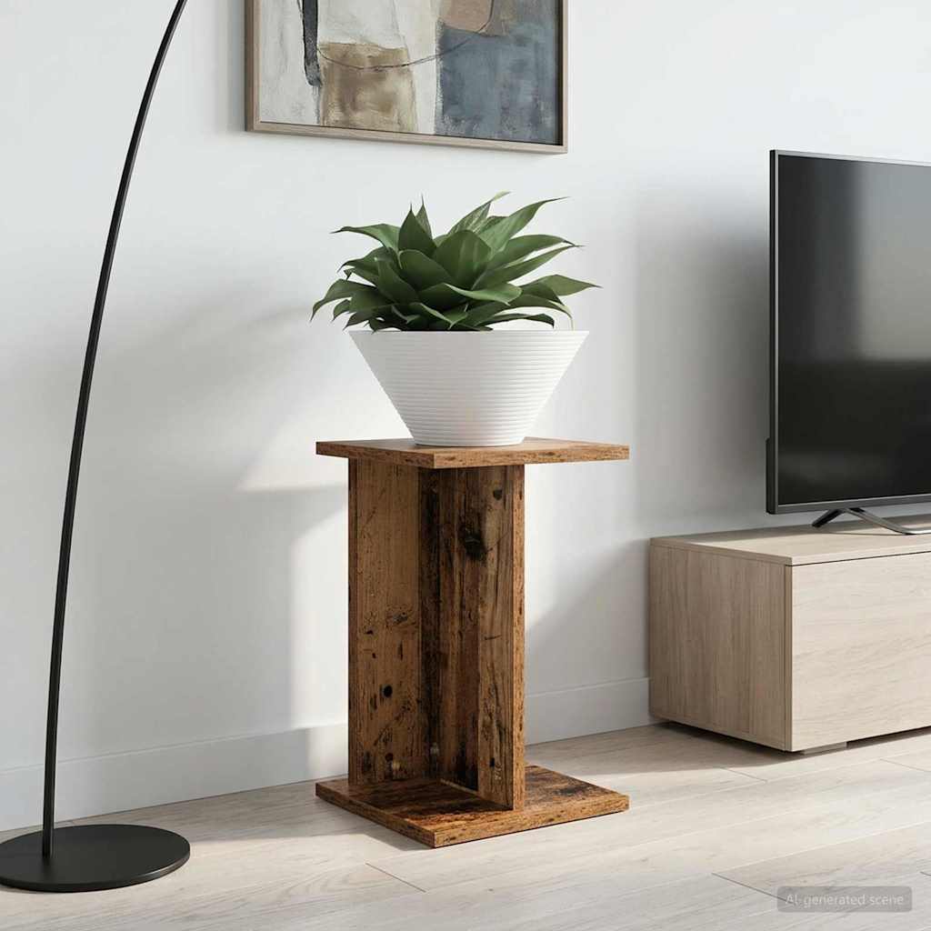 Pflanzenständer 2 pcs Altholz 25 x 25,5 x 40,5 cm Holzwerkstoff