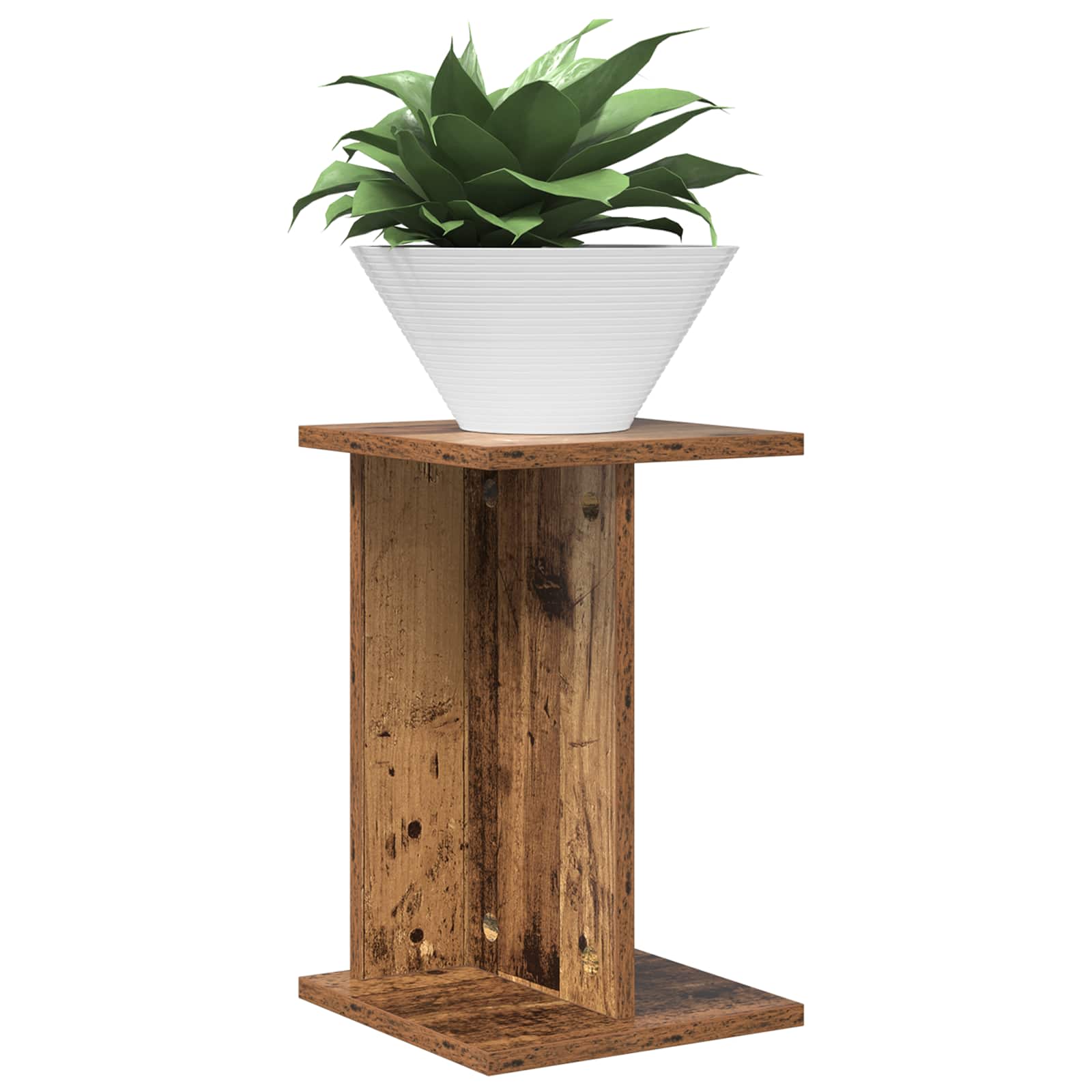 Pflanzenständer 2 pcs Altholz 25 x 25,5 x 40,5 cm Holzwerkstoff
