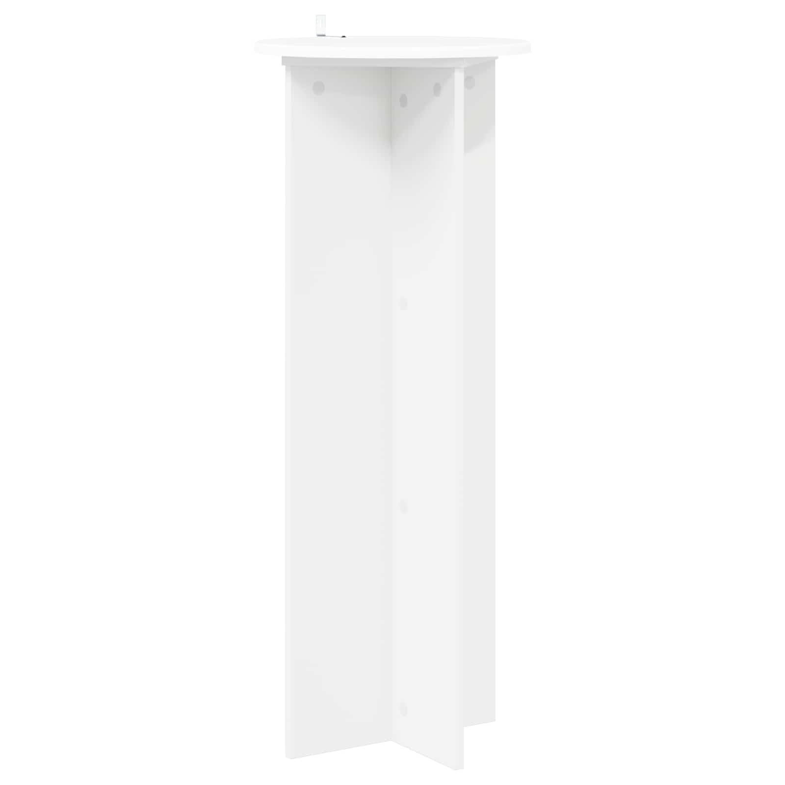 Pflanzenständer 2 pcs Weiß Ø40 x 100 cm Holzwerkstoff
