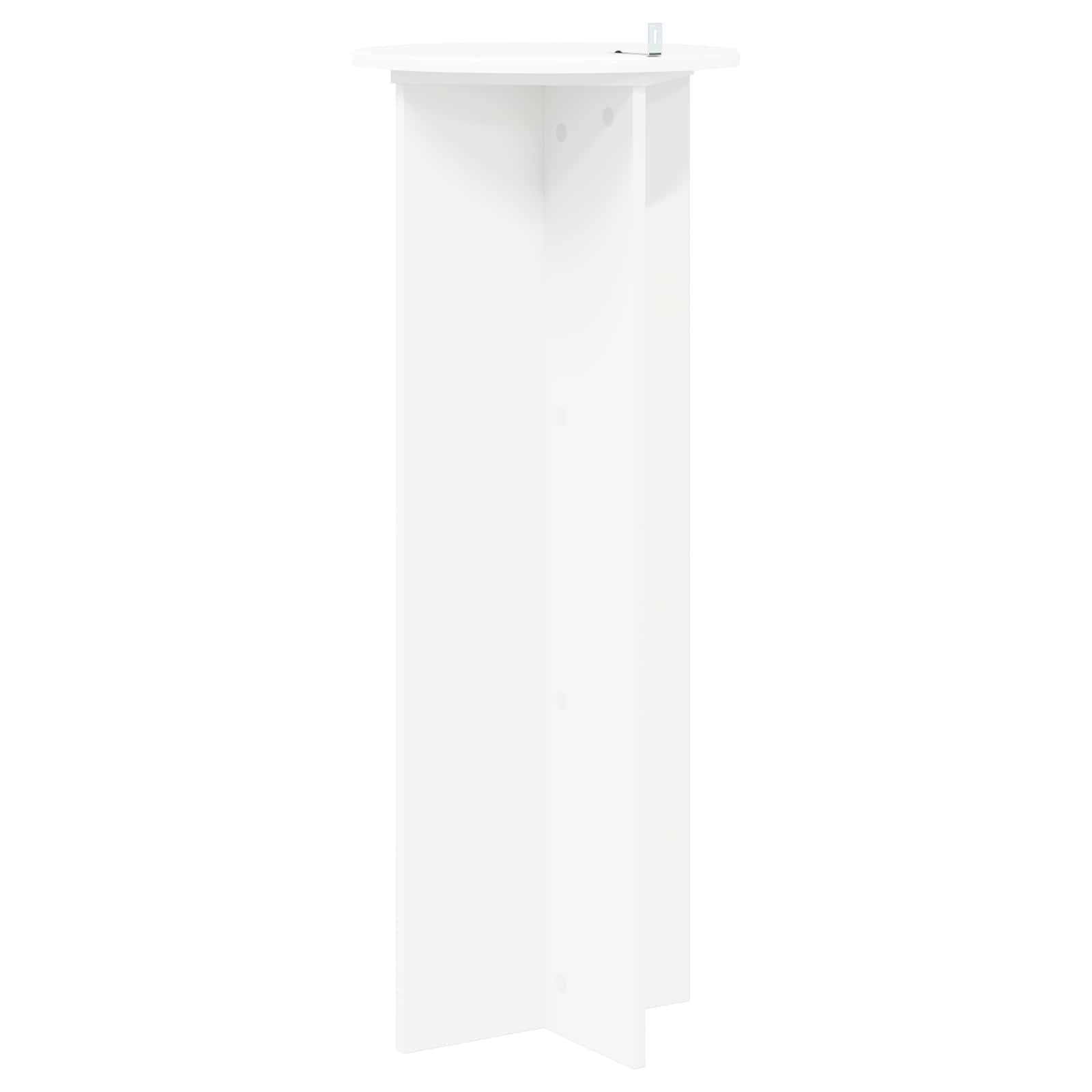 Pflanzenständer 2 pcs Weiß Ø40 x 100 cm Holzwerkstoff