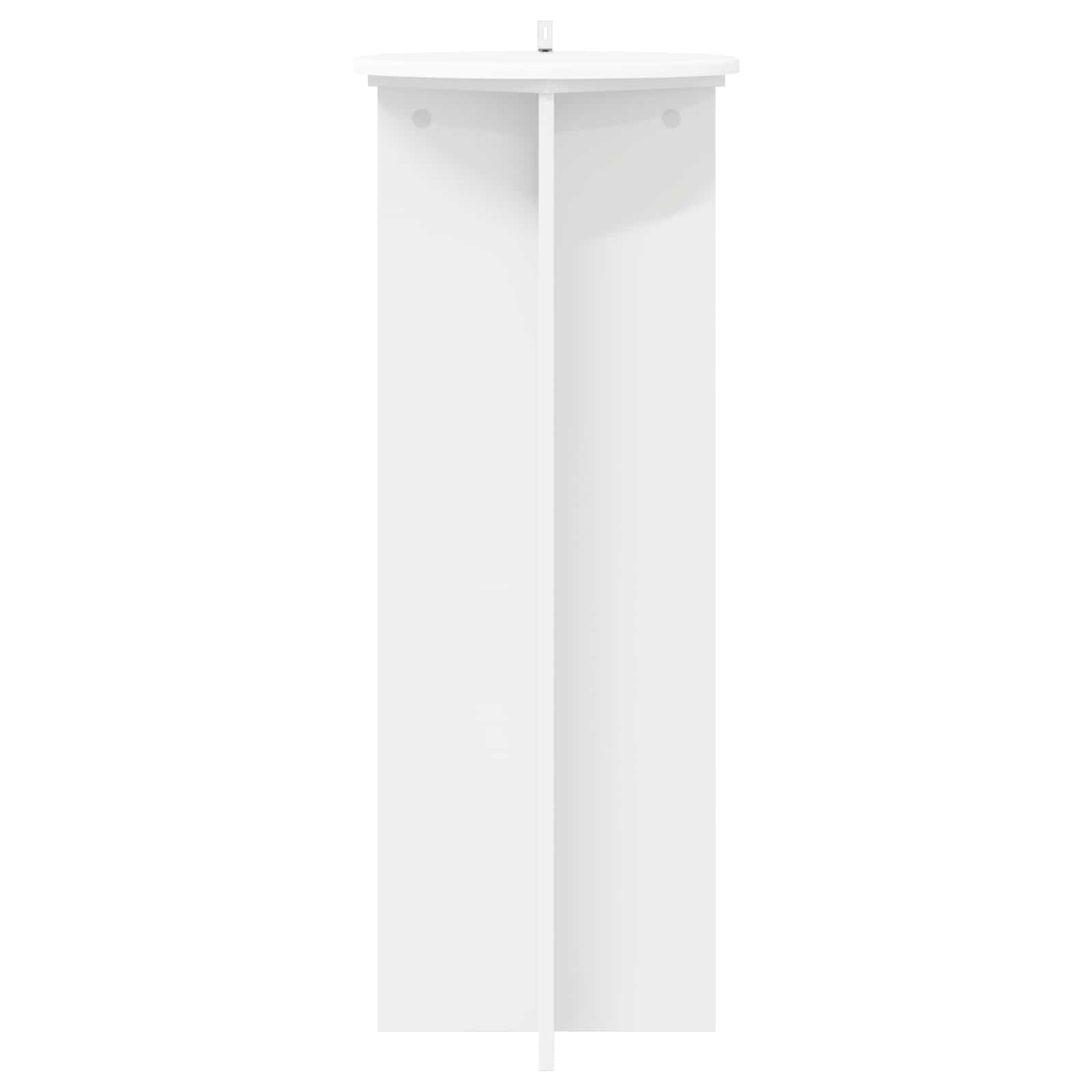 Pflanzenständer 2 pcs Weiß Ø40 x 100 cm Holzwerkstoff