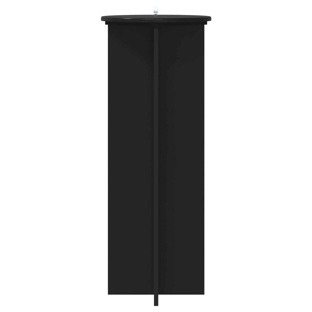 Pflanzenständer 2 pcs Schwarz Ø40 x 100 cm Holzwerkstoff
