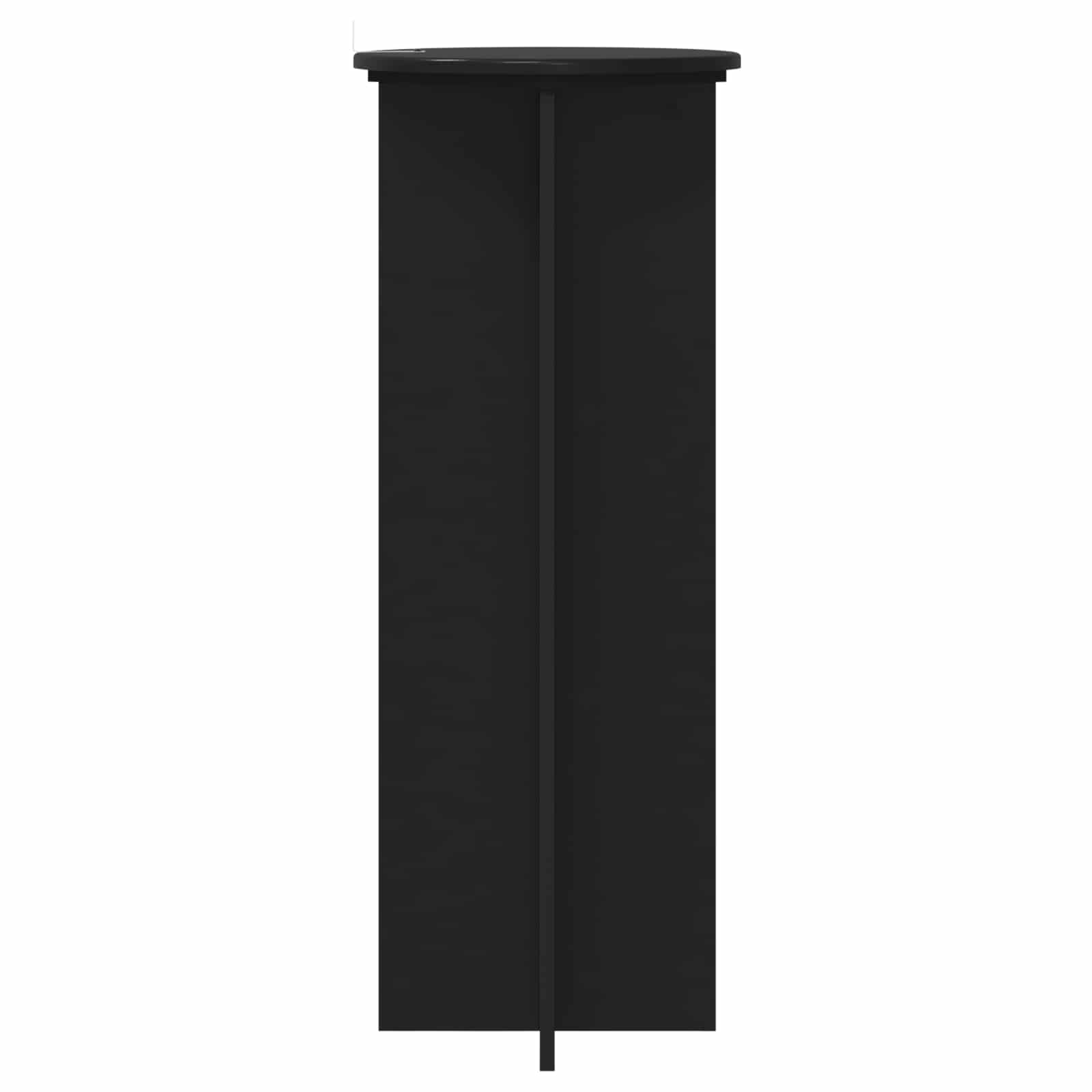 Pflanzenständer 2 pcs Schwarz Ø40 x 100 cm Holzwerkstoff