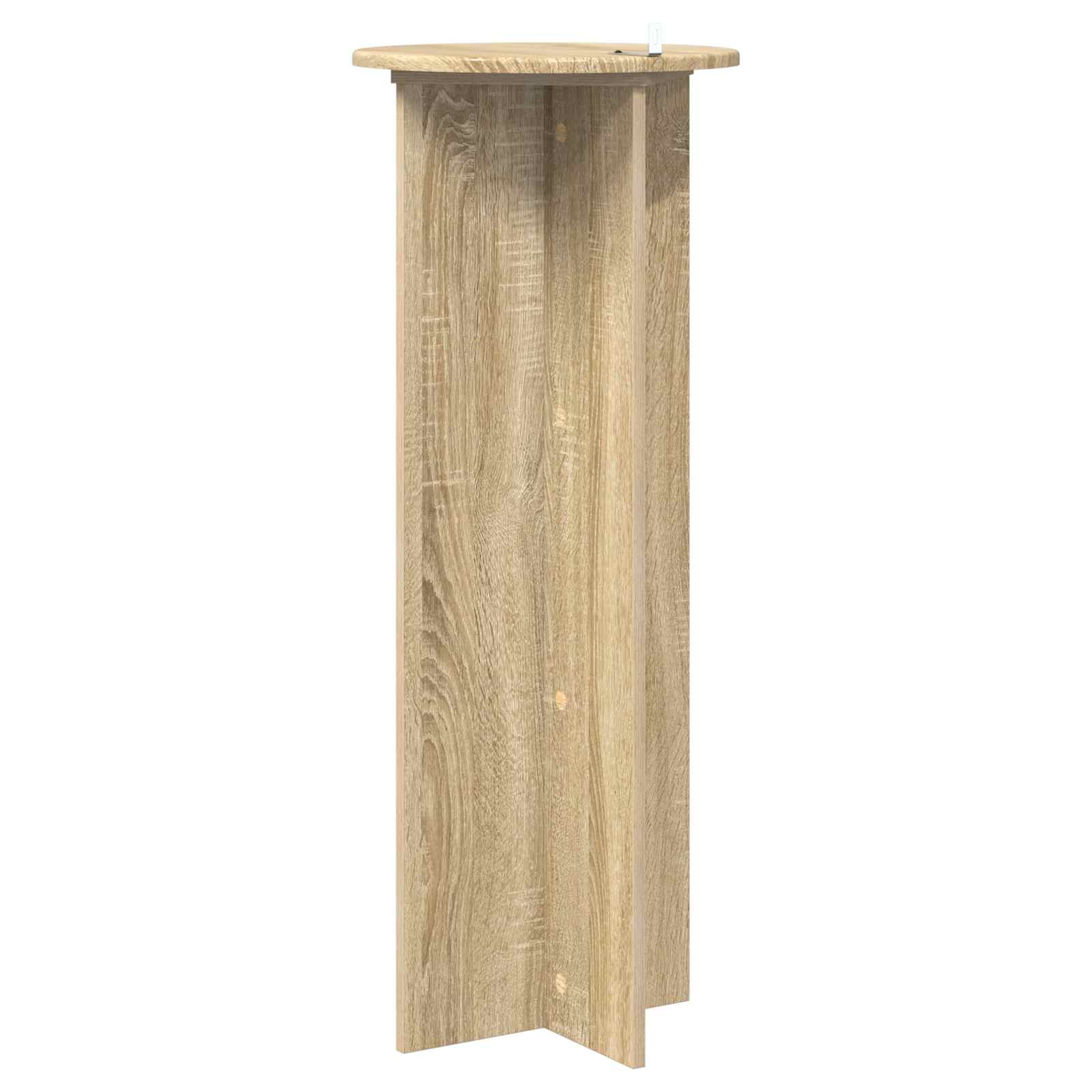 Pflanzenständer 2 pcs Sonoma-Eiche Ø40 x 100 cm Holzwerkstoff