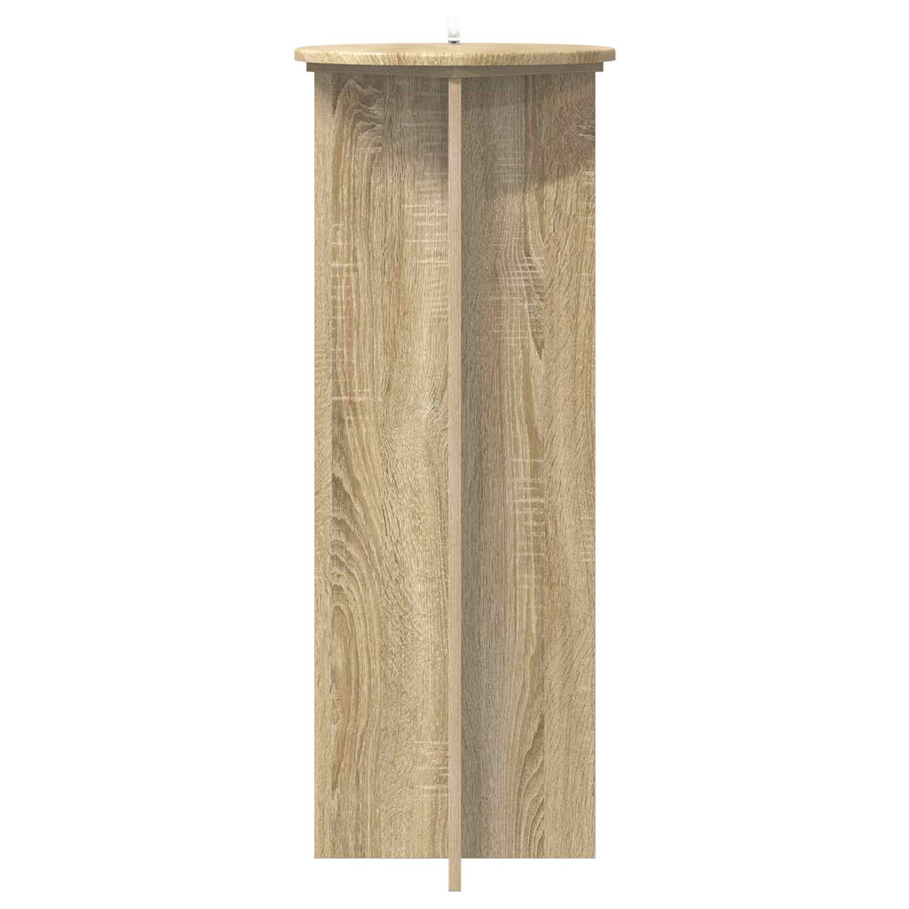 Pflanzenständer 2 pcs Sonoma-Eiche Ø40 x 100 cm Holzwerkstoff