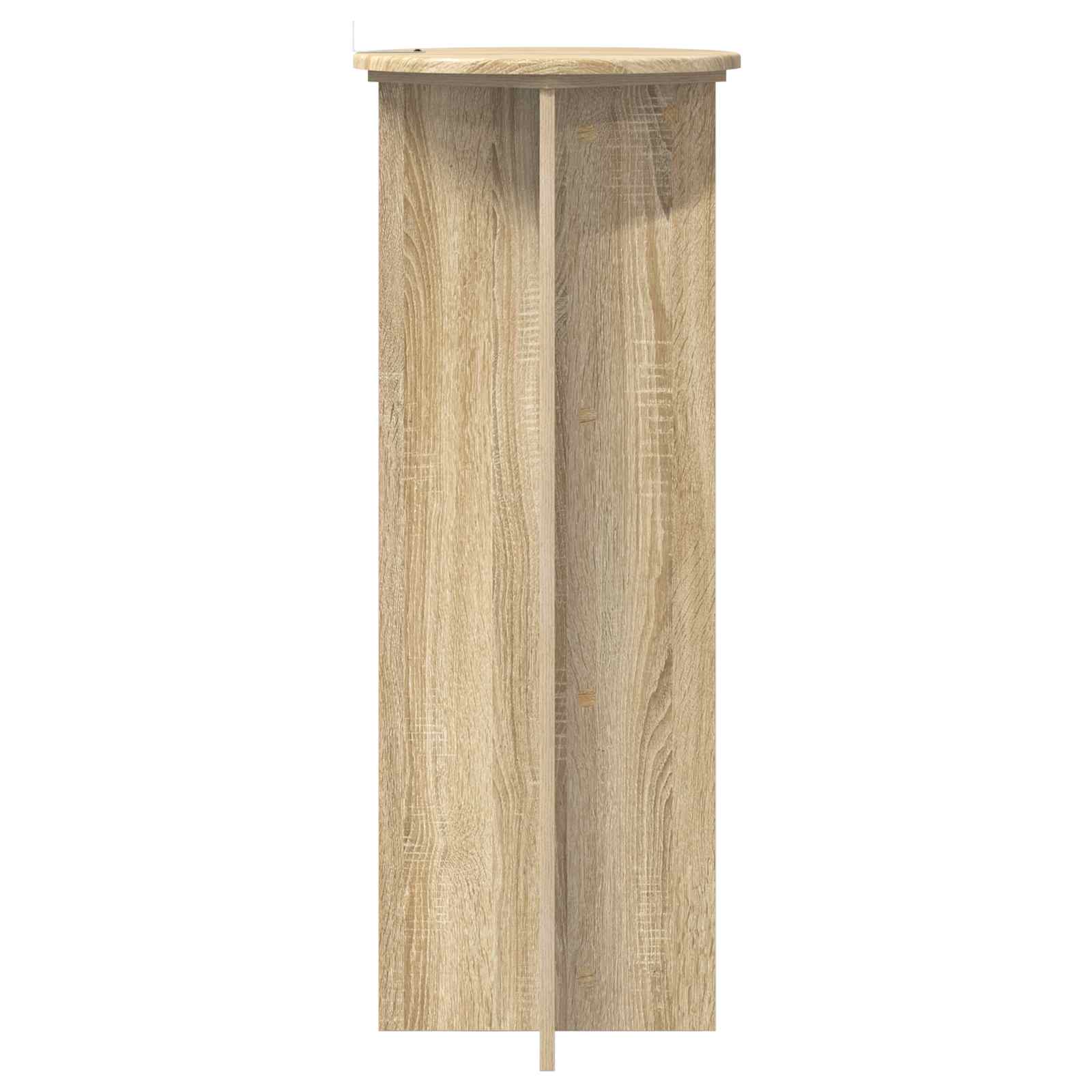 Pflanzenständer 2 pcs Sonoma-Eiche Ø40 x 100 cm Holzwerkstoff