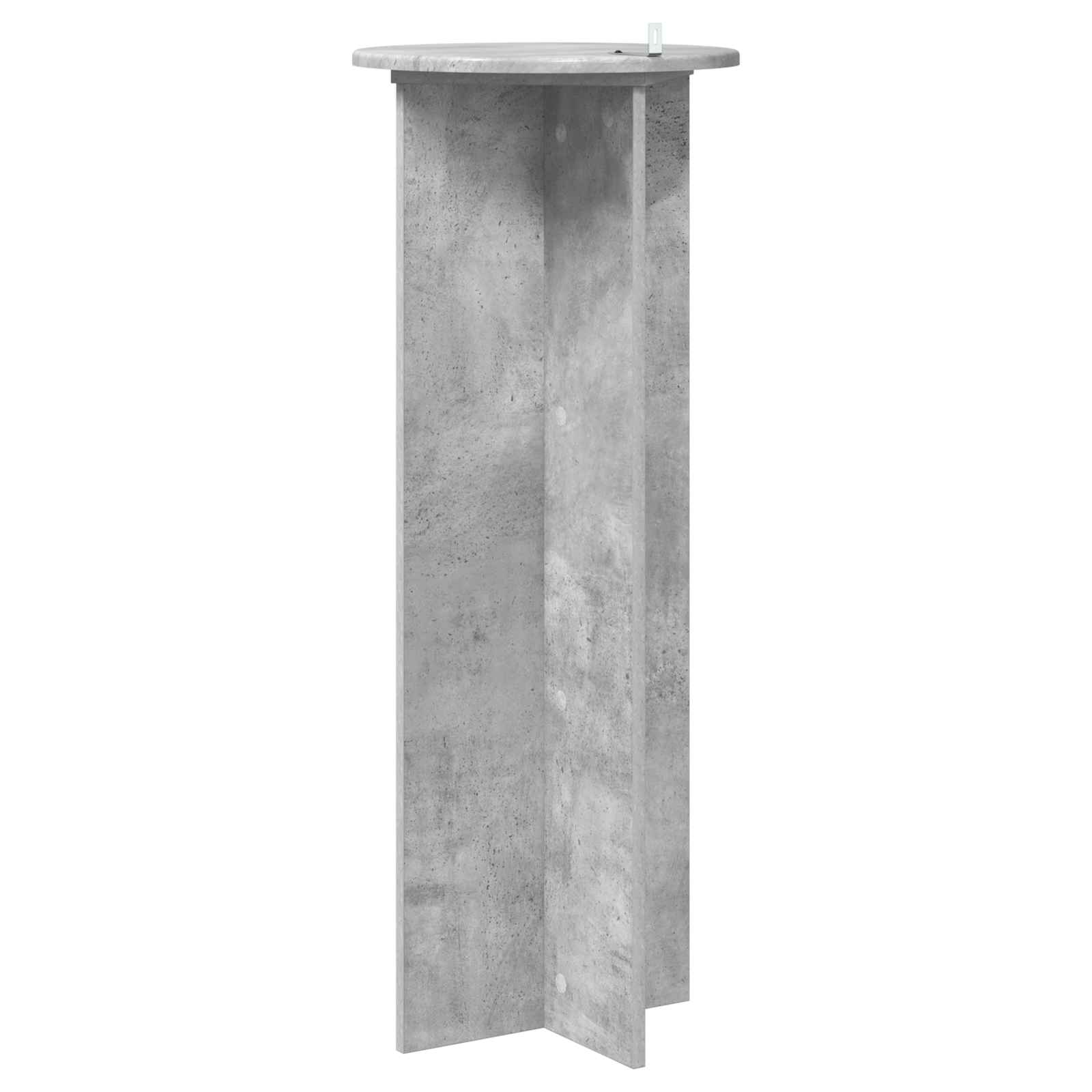 Pflanzenständer 2 pcs Betongrau Ø40 x 100 cm Holzwerkstoff