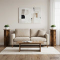 Pflanzenständer 2 pcs Geräucherte Eiche Ø40 x 100 cm