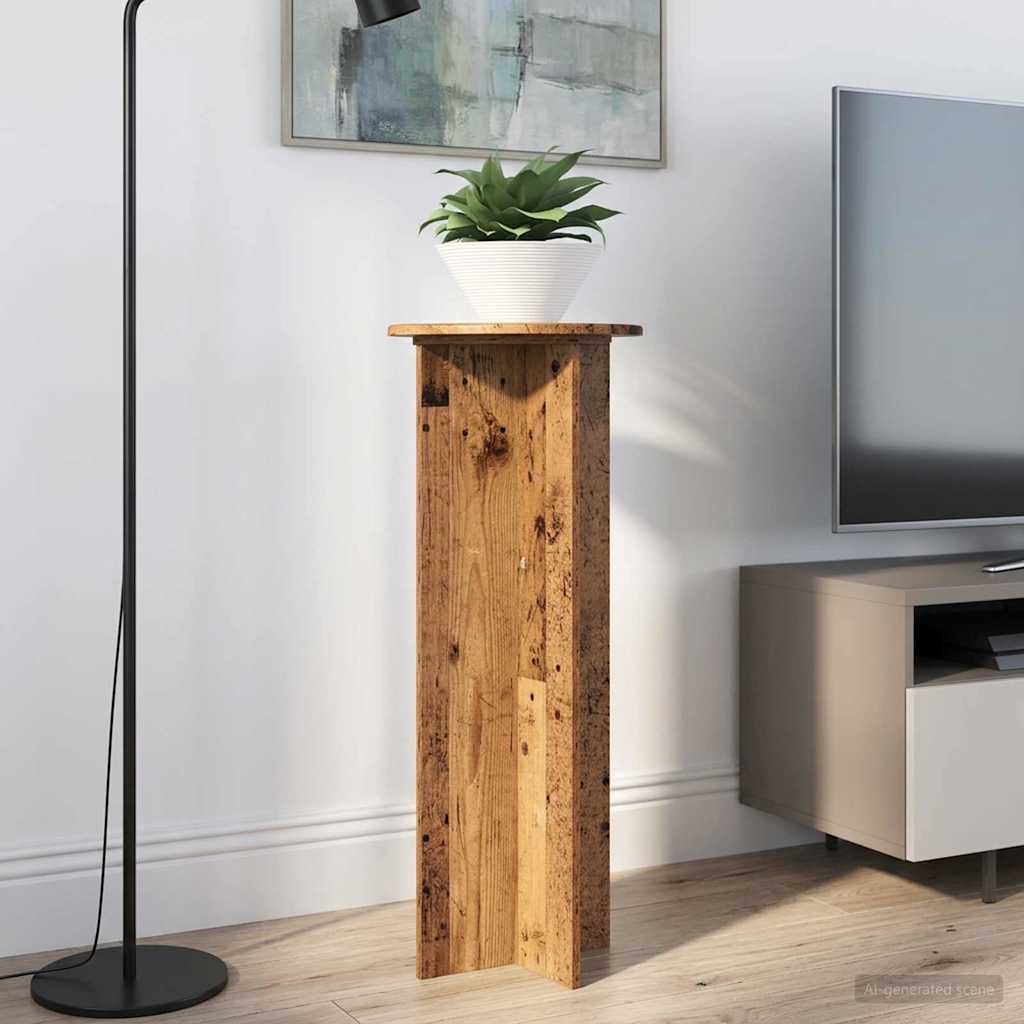 Pflanzenständer 2 pcs Altholz Ø40 x 100 cm Holzwerkstoff