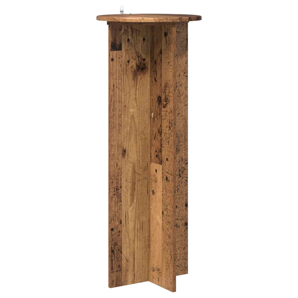 Pflanzenständer 2 pcs Altholz Ø40 x 100 cm Holzwerkstoff