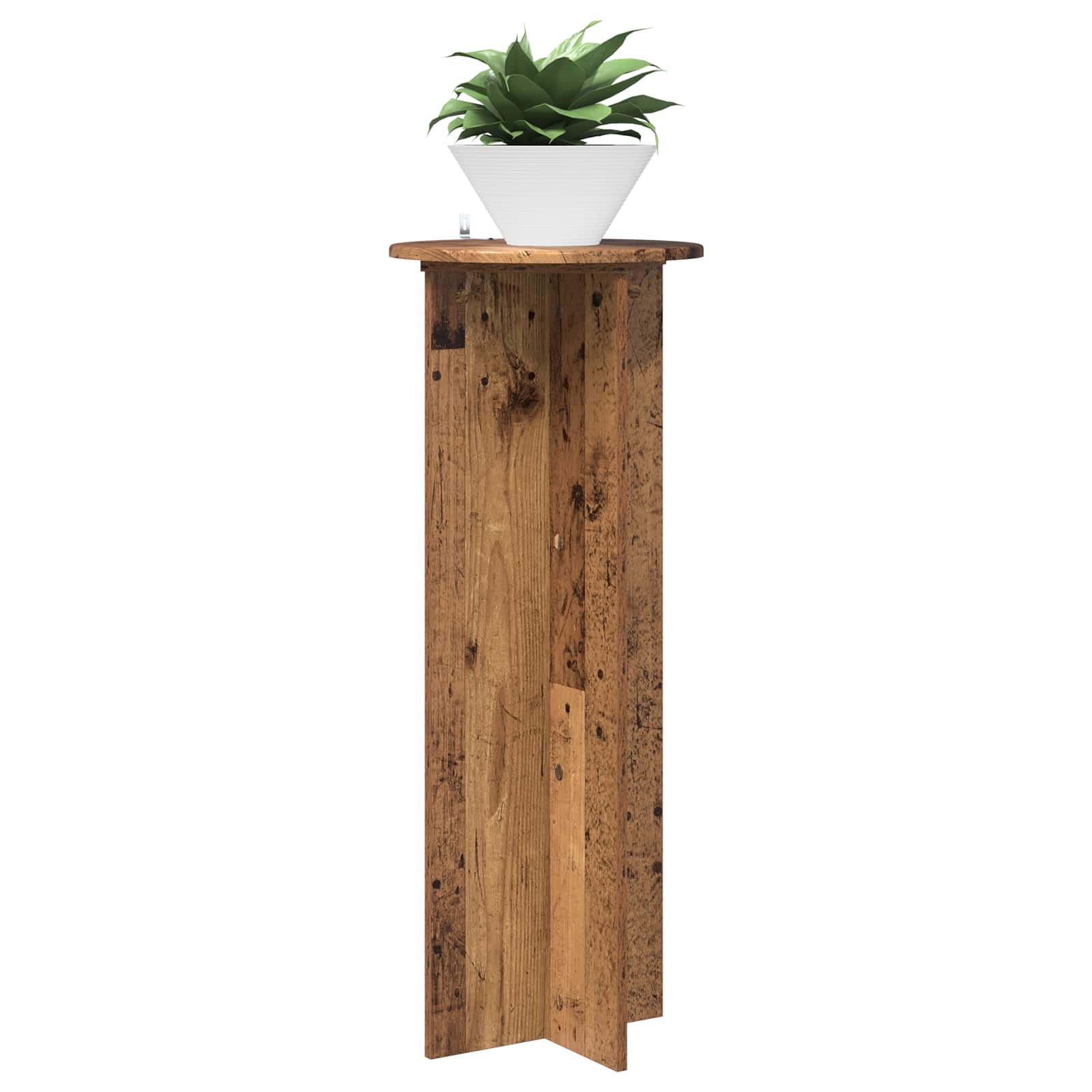 Pflanzenständer 2 pcs Altholz Ø40 x 100 cm Holzwerkstoff
