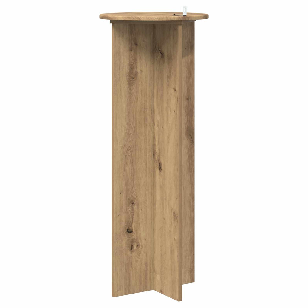 Pflanzenständer 2 pcs Artisan-Eiche Ø40 x 100 cm Holzwerkstoff