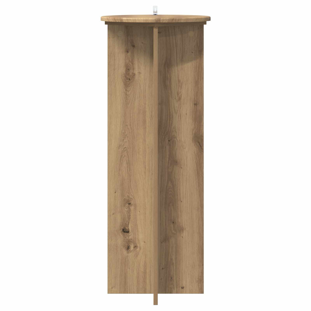 Pflanzenständer 2 pcs Artisan-Eiche Ø40 x 100 cm Holzwerkstoff