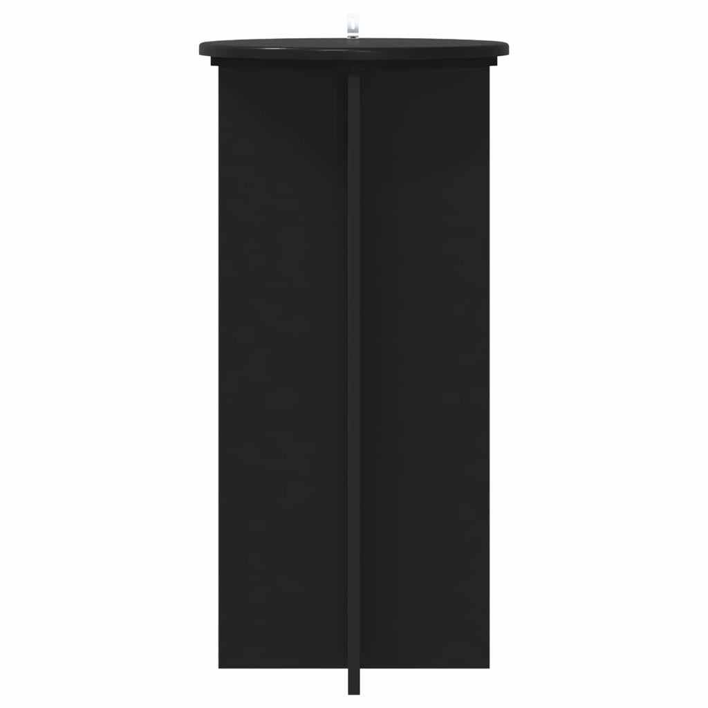 Pflanzenständer 2 pcs Schwarz 40 x 40 x 80 cm Holzwerkstoff