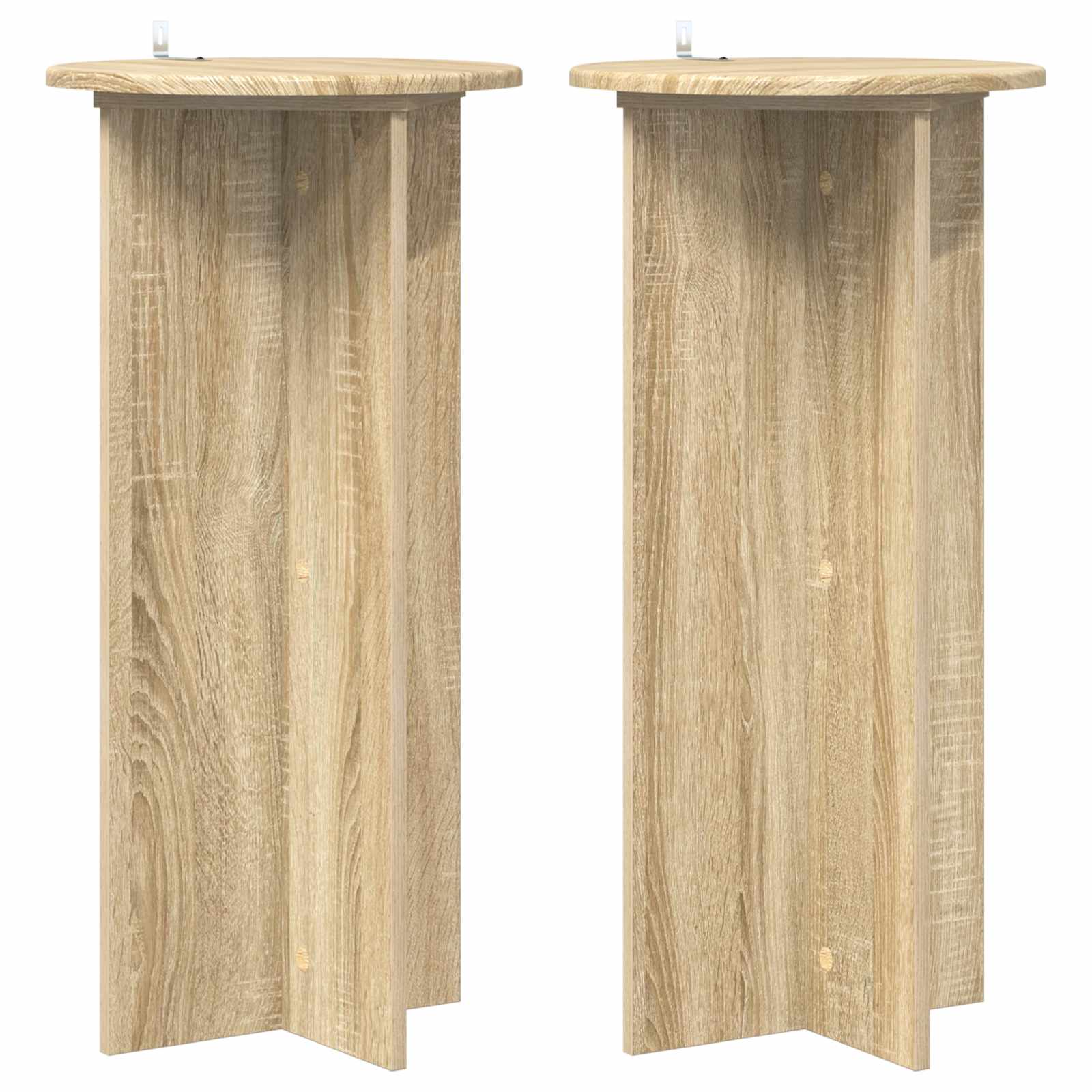 Pflanzenständer 2 pcs Sonoma-Eiche 40 x 40 x 80 cm