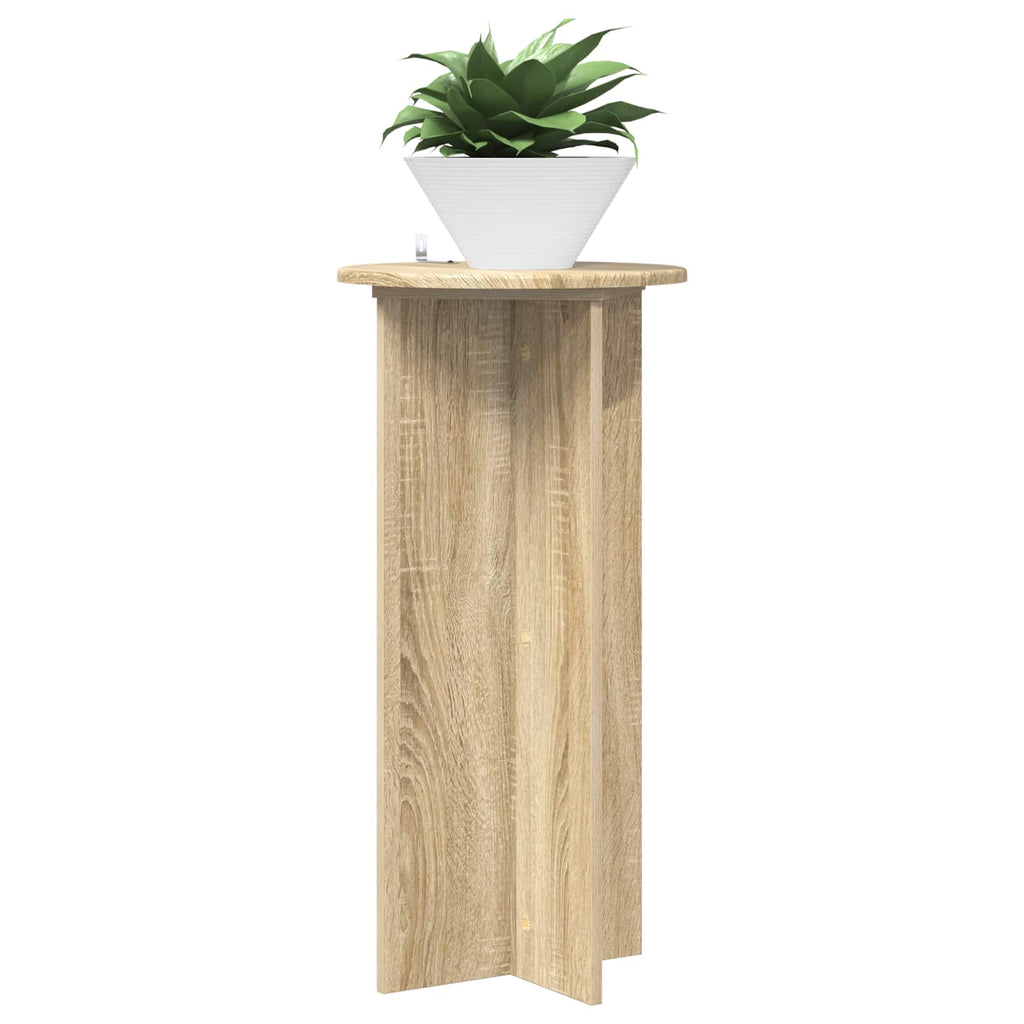Pflanzenständer 2 pcs Sonoma-Eiche 40 x 40 x 80 cm