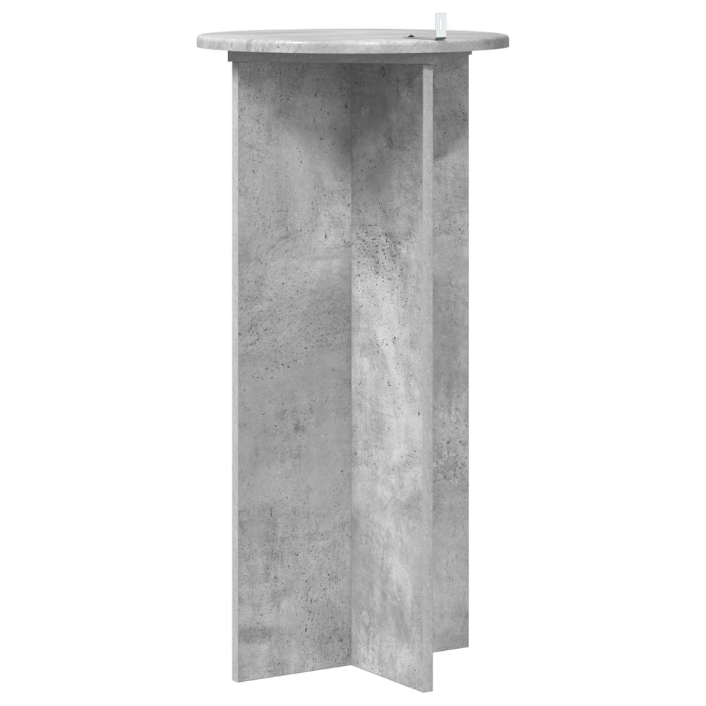 Pflanzenständer 2 pcs Betongrau 40 x 40 x 80 cm Holzwerkstoff