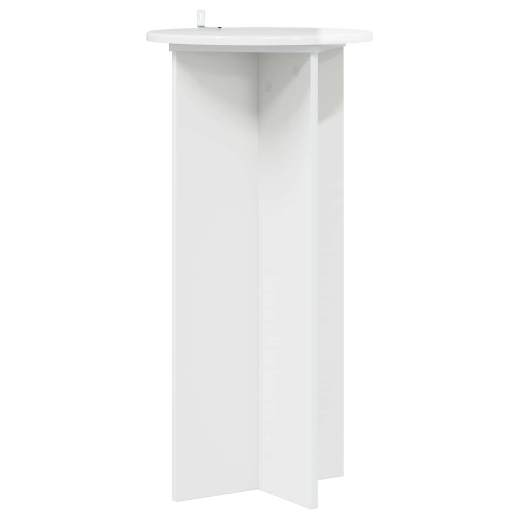 Pflanzenständer 2 pcs Hochglanz Weiß 40 x 40 x 80 cm