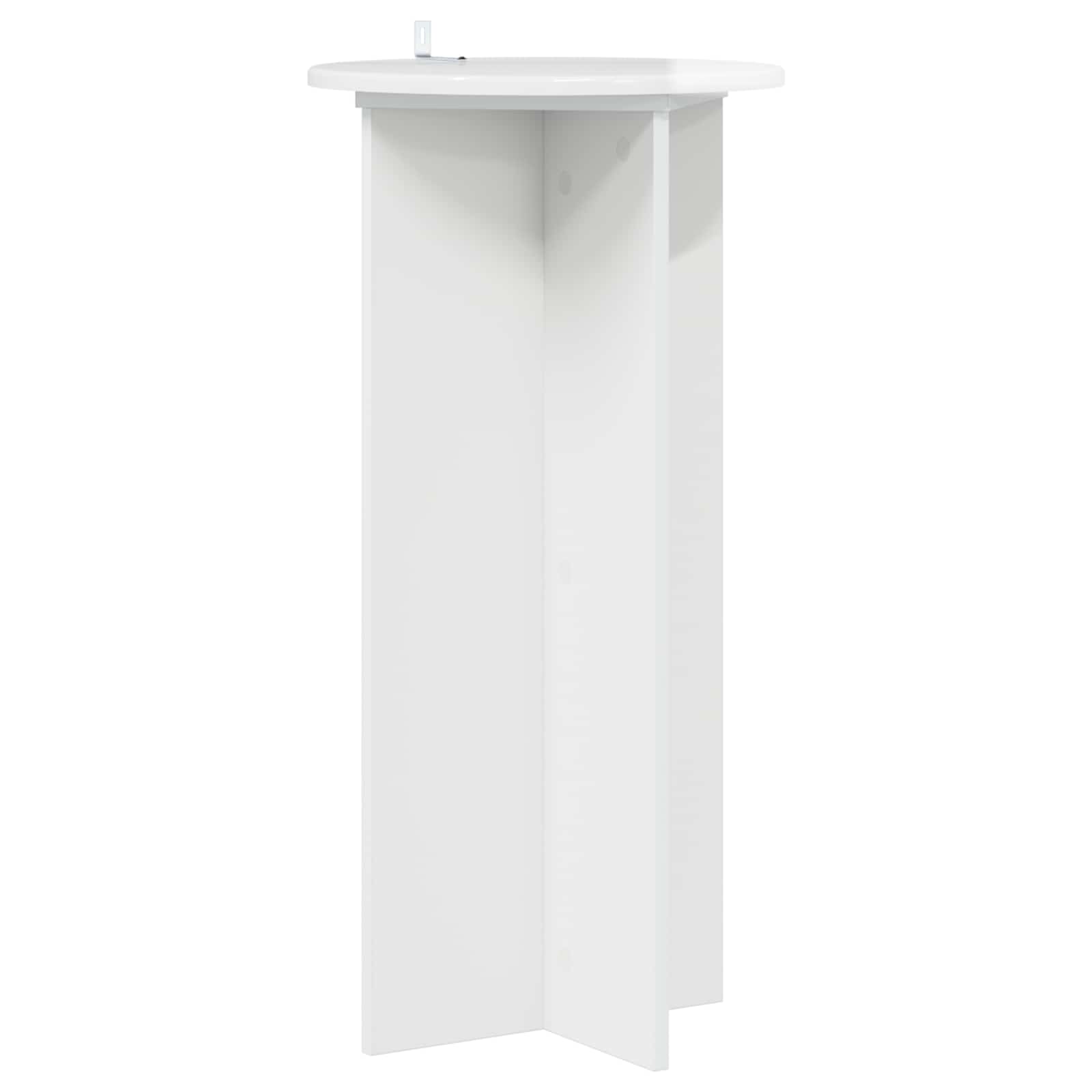 Pflanzenständer 2 pcs Hochglanz Weiß 40 x 40 x 80 cm