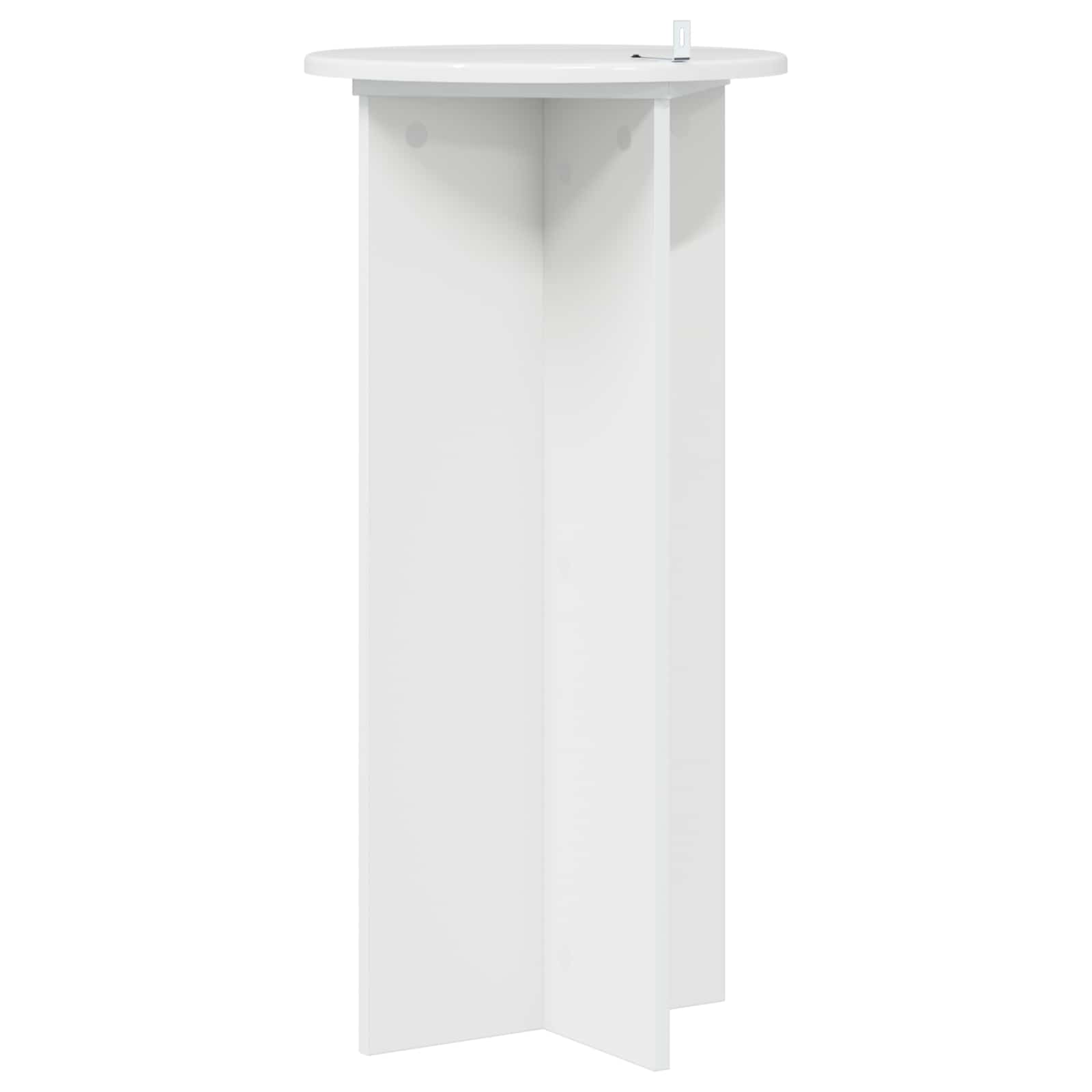 Pflanzenständer 2 pcs Hochglanz Weiß 40 x 40 x 80 cm