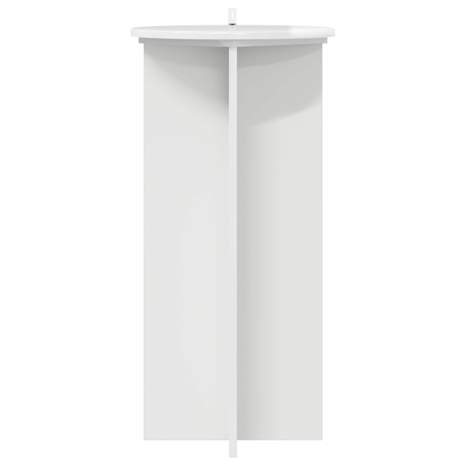 Pflanzenständer 2 pcs Hochglanz Weiß 40 x 40 x 80 cm