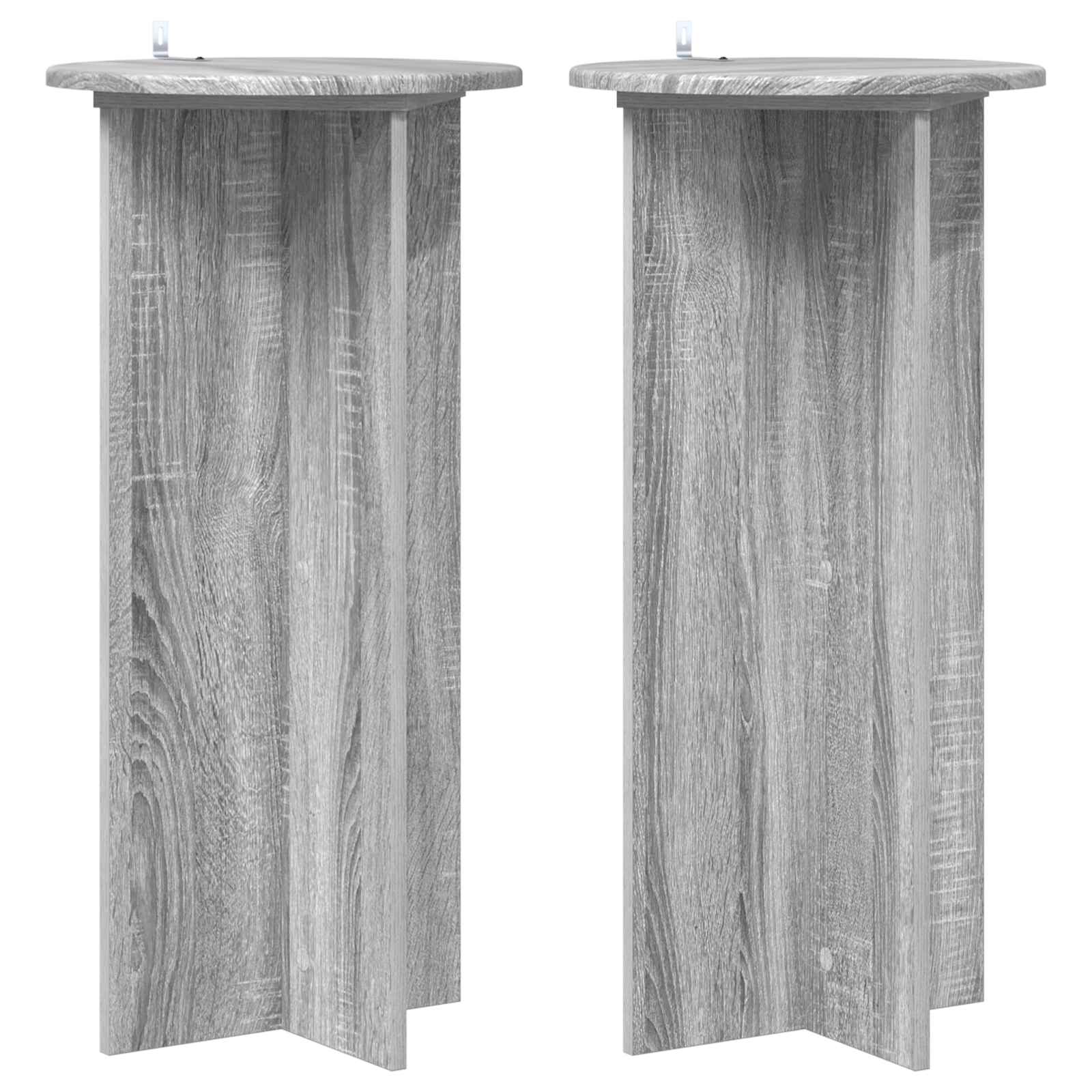 Pflanzenständer 2 pcs Graues Sonoma 40 x 40 x 80 cm