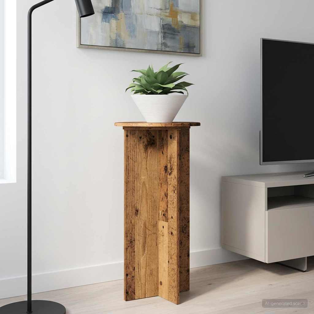 Pflanzenständer 2 pcs Altholz 40 x 40 x 80 cm Holzwerkstoff