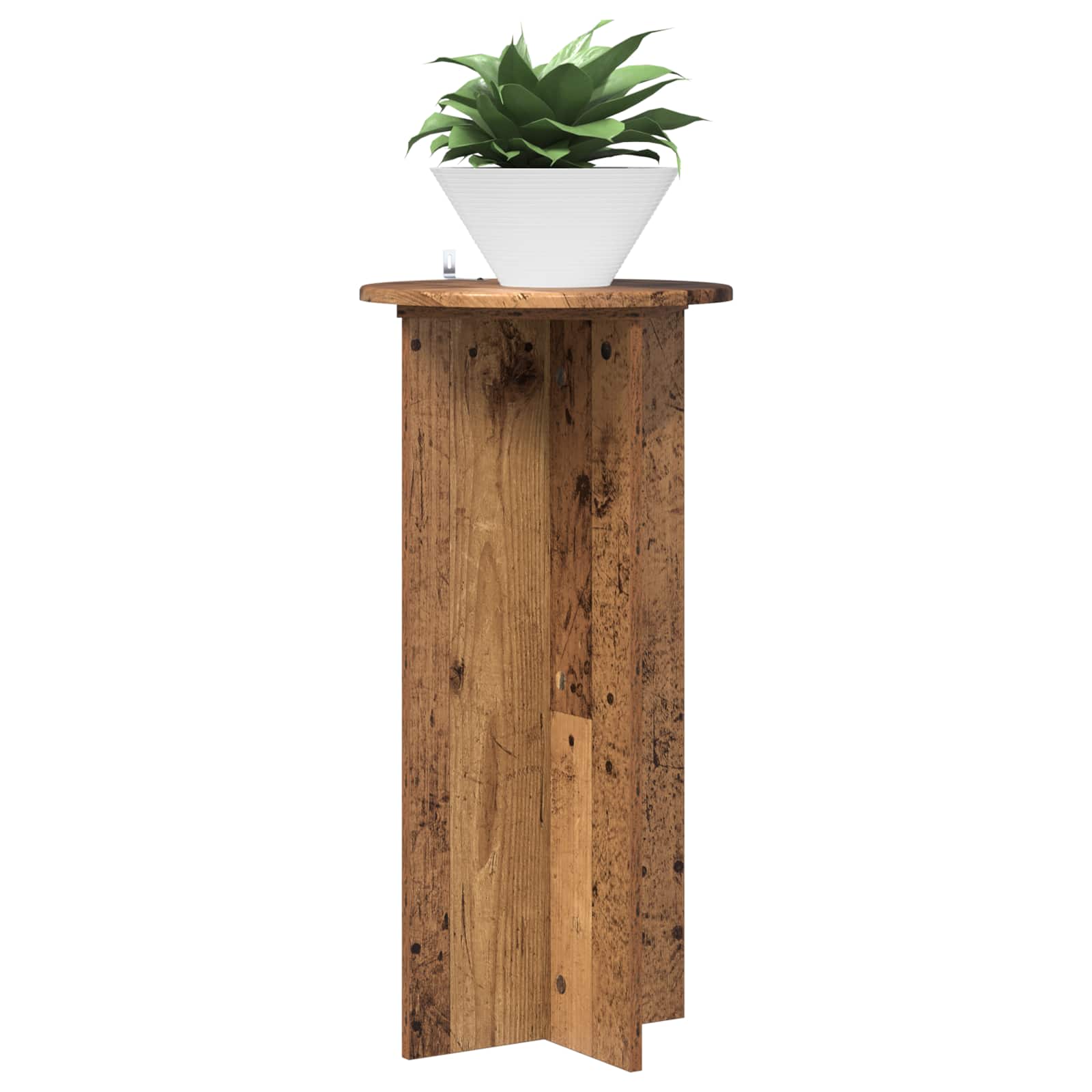 Pflanzenständer 2 pcs Altholz 40 x 40 x 80 cm Holzwerkstoff