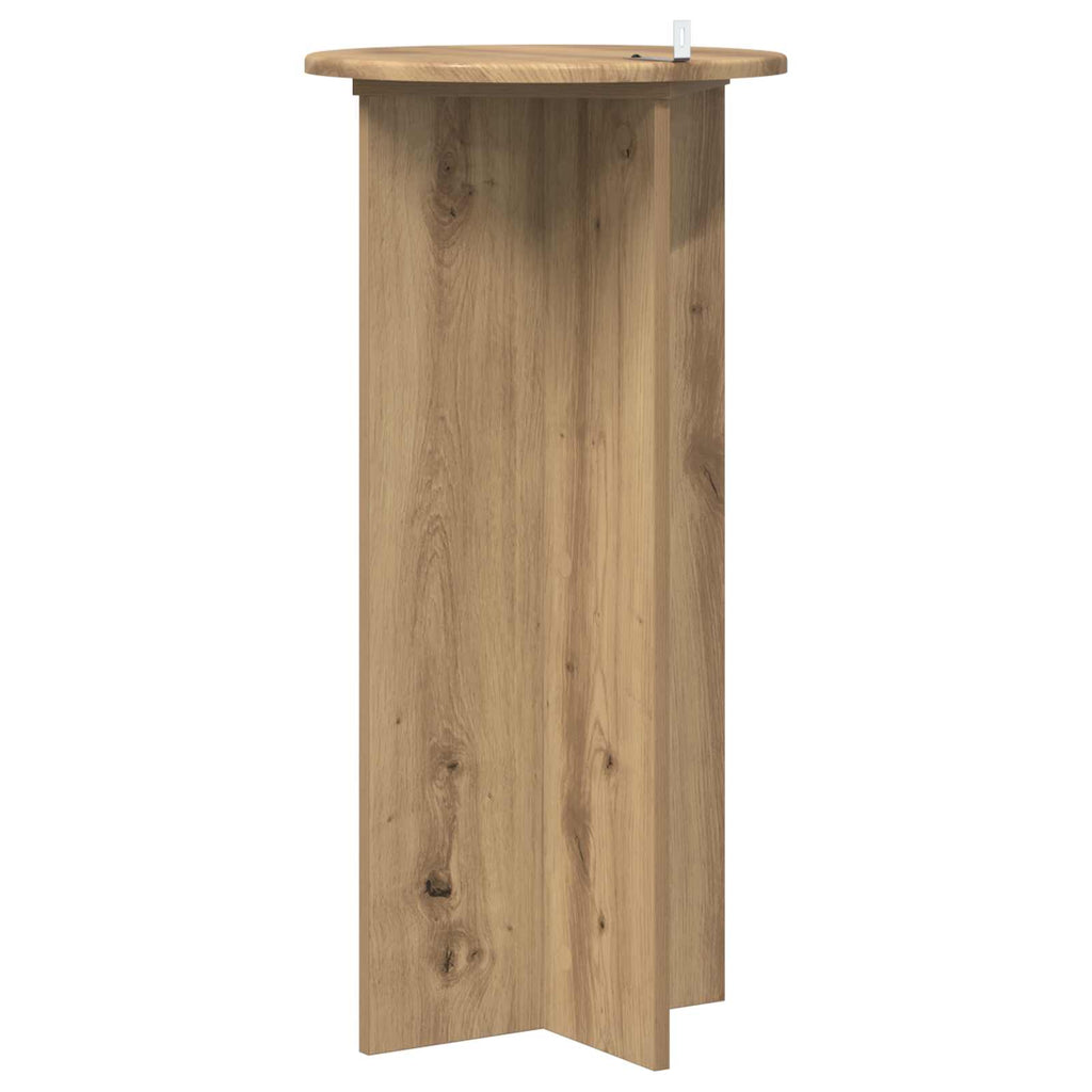 Pflanzenständer 2 pcs Artisan-Eiche 40 x 40 x 80 cm