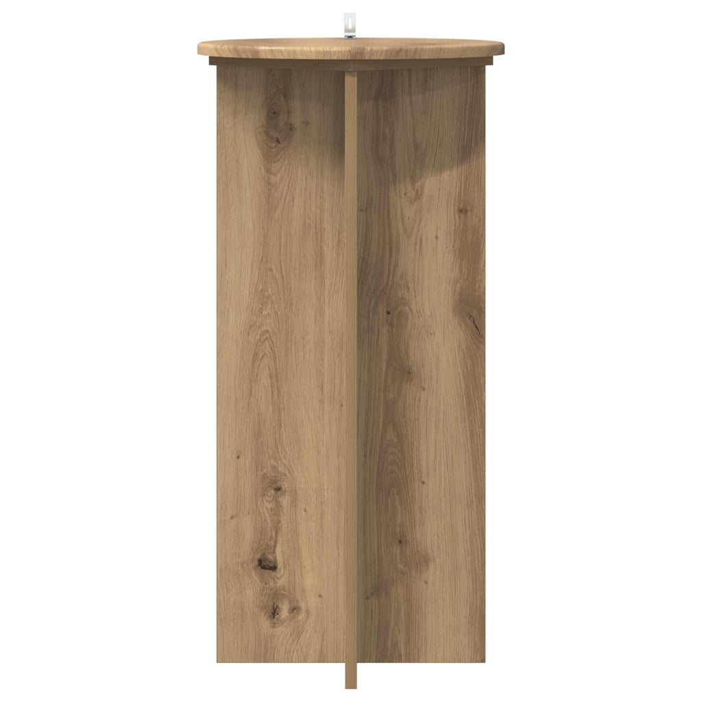 Pflanzenständer 2 pcs Artisan-Eiche 40 x 40 x 80 cm