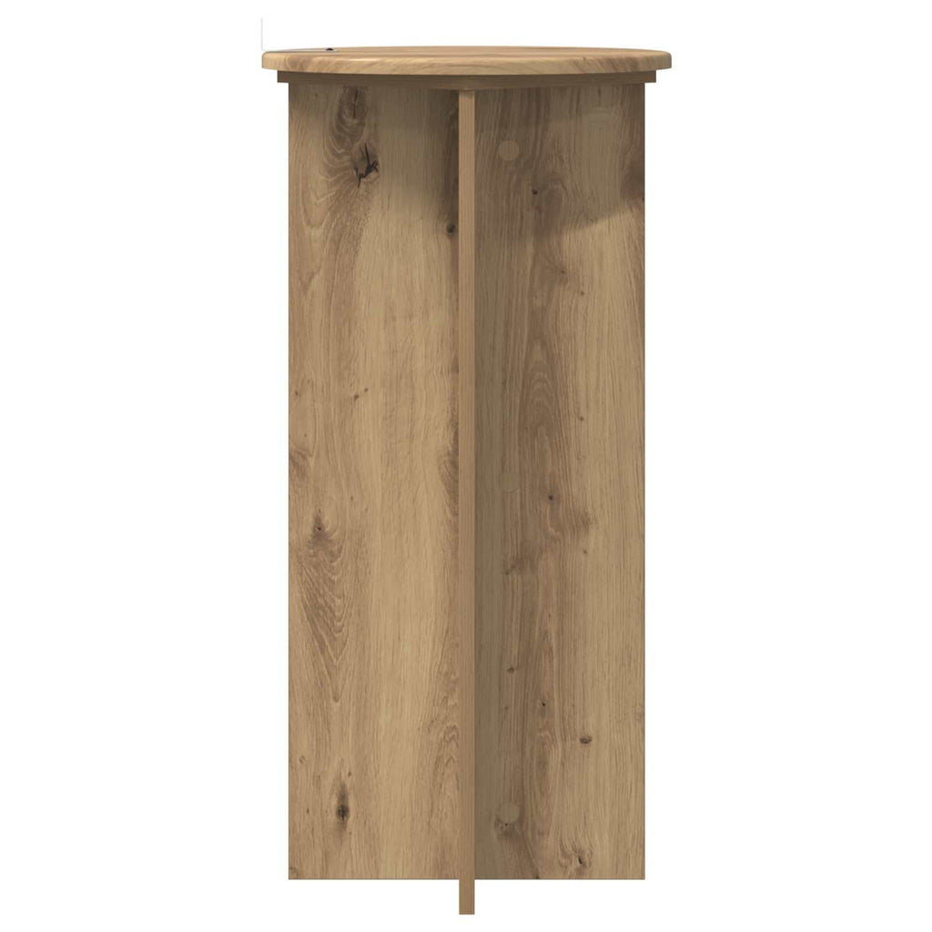 Pflanzenständer 2 pcs Artisan-Eiche 40 x 40 x 80 cm