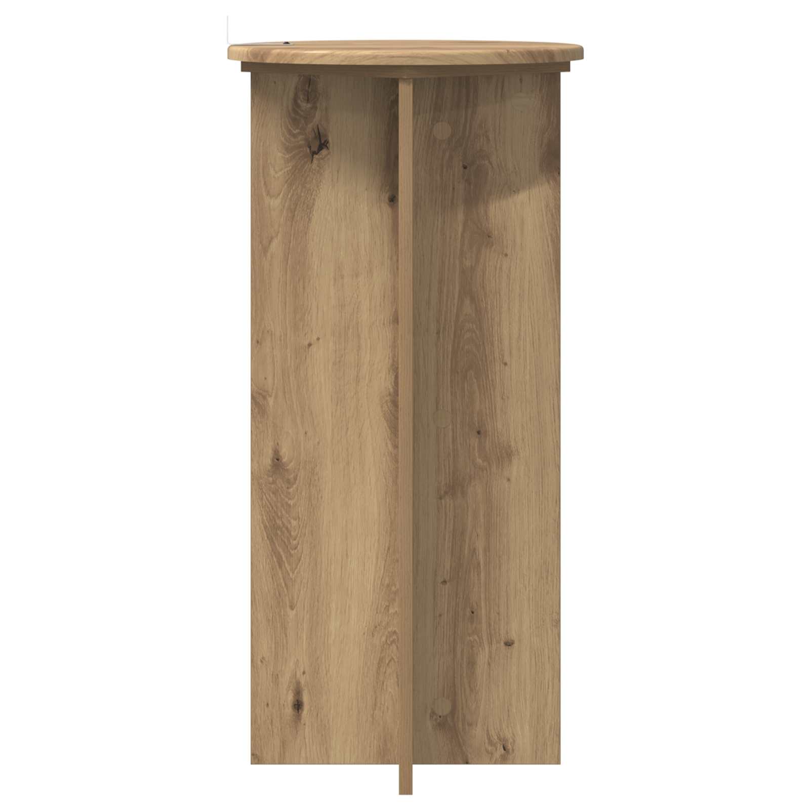 Pflanzenständer 2 pcs Artisan-Eiche 40 x 40 x 80 cm