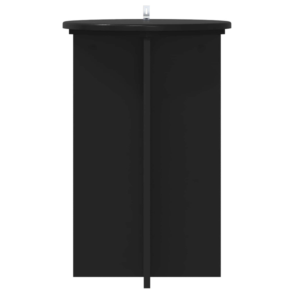Pflanzenständer 2 pcs Schwarz Ø40 x 60 cm Holzwerkstoff