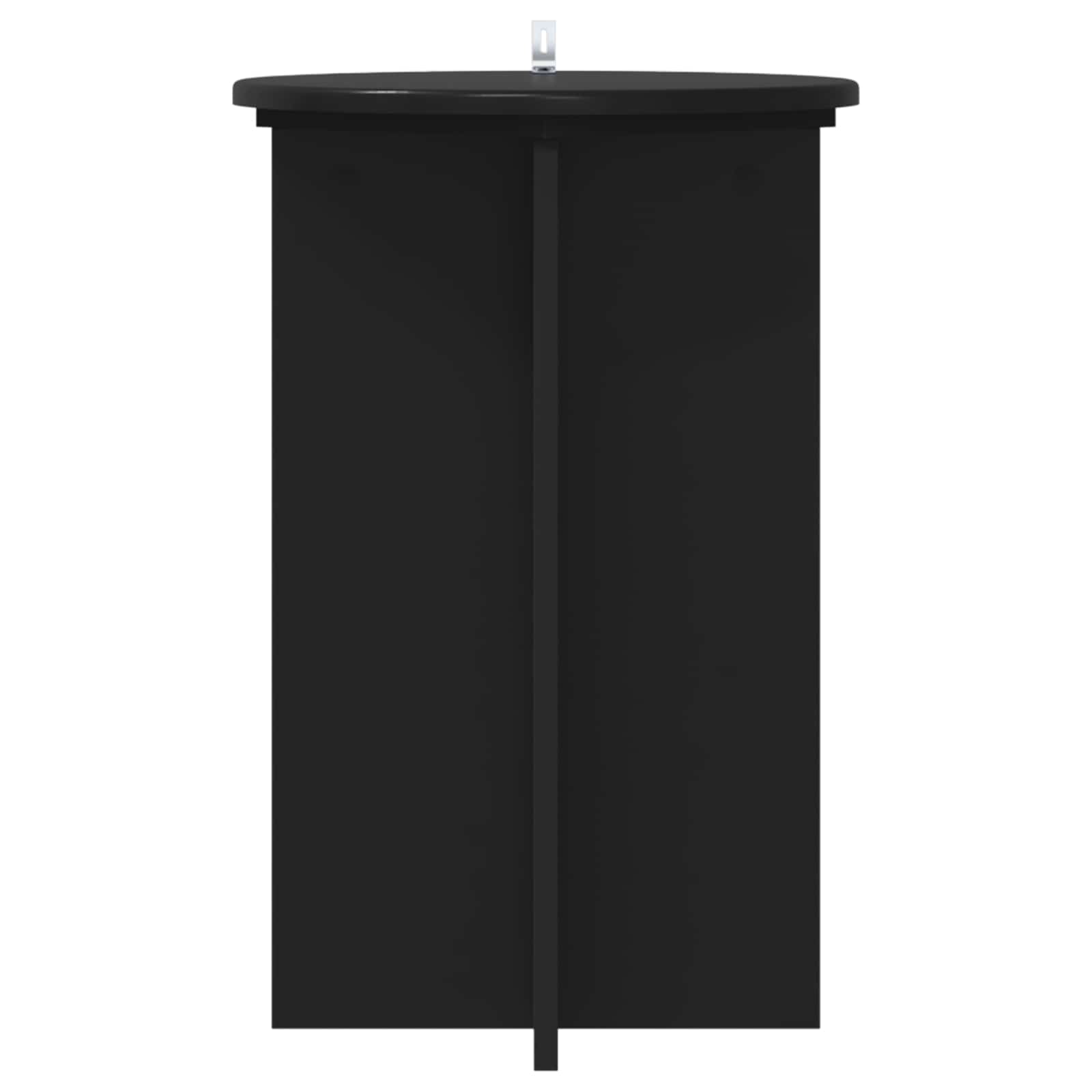 Pflanzenständer 2 pcs Schwarz Ø40 x 60 cm Holzwerkstoff