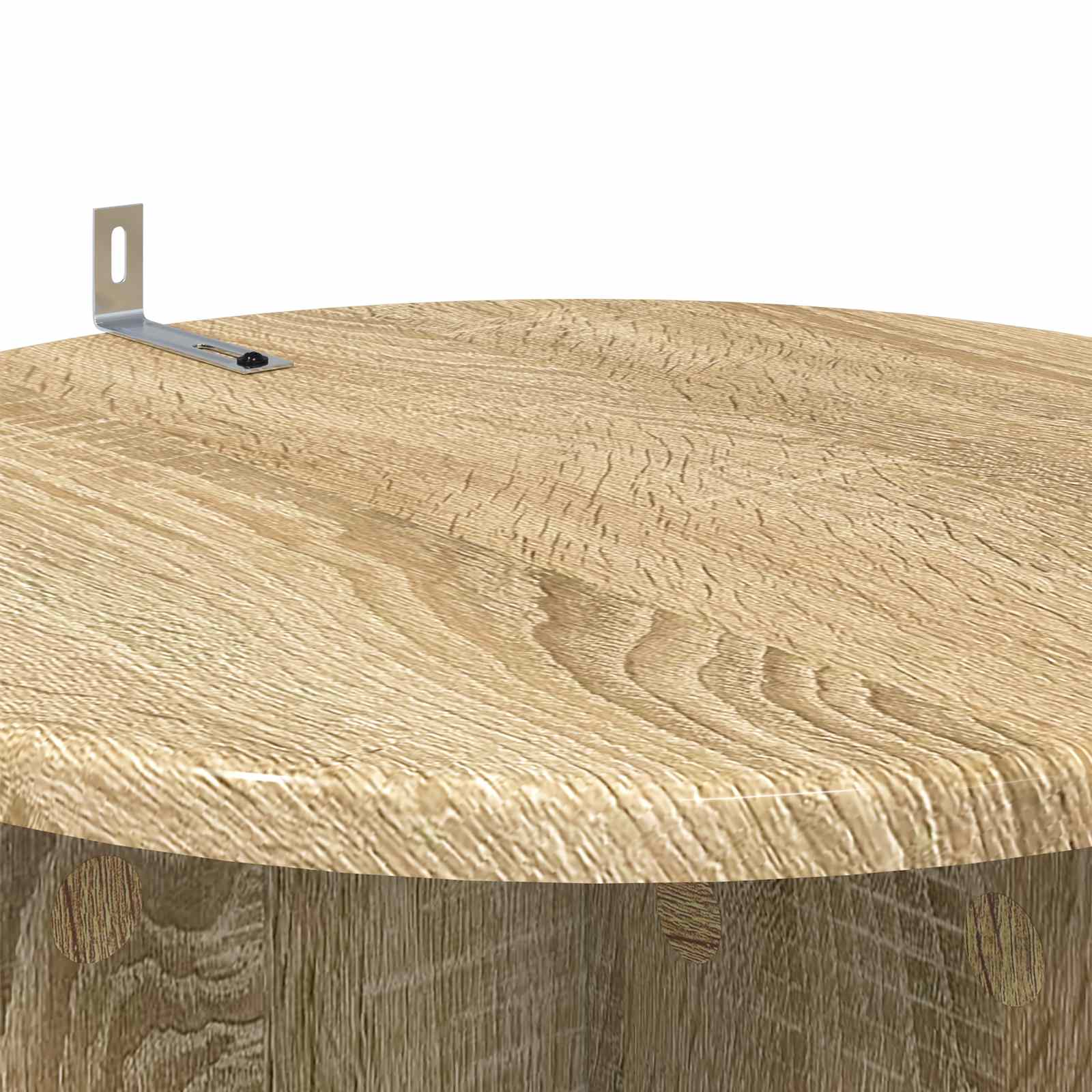 Pflanzenständer 2 pcs Sonoma-Eiche Ø40 x 60 cm Holzwerkstoff
