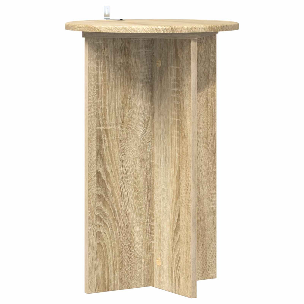 Pflanzenständer 2 pcs Sonoma-Eiche Ø40 x 60 cm Holzwerkstoff