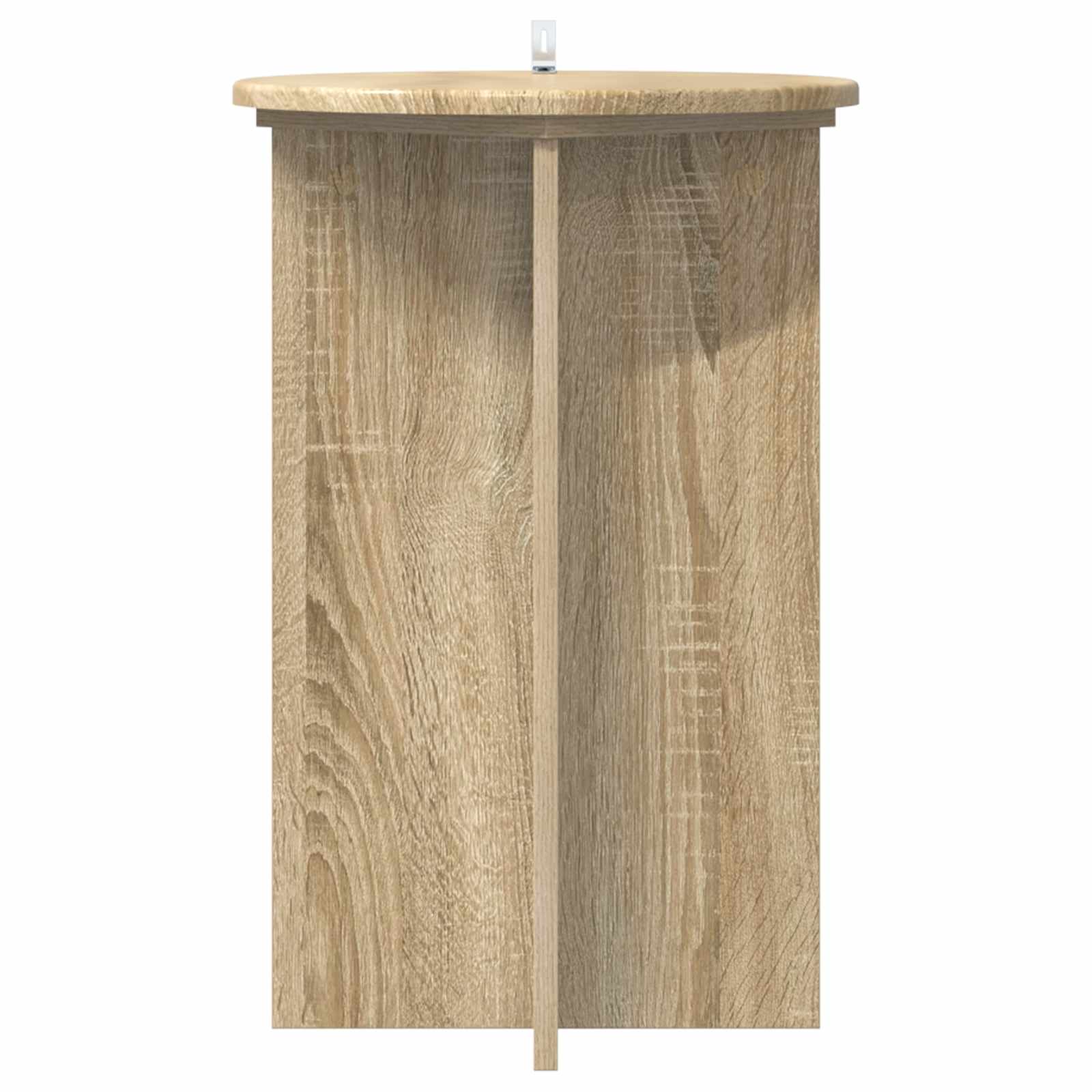 Pflanzenständer 2 pcs Sonoma-Eiche Ø40 x 60 cm Holzwerkstoff