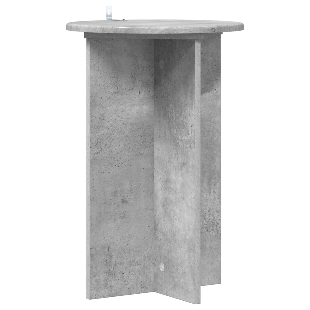Pflanzenständer 2 pcs Betongrau Ø40 x 60 cm Holzwerkstoff
