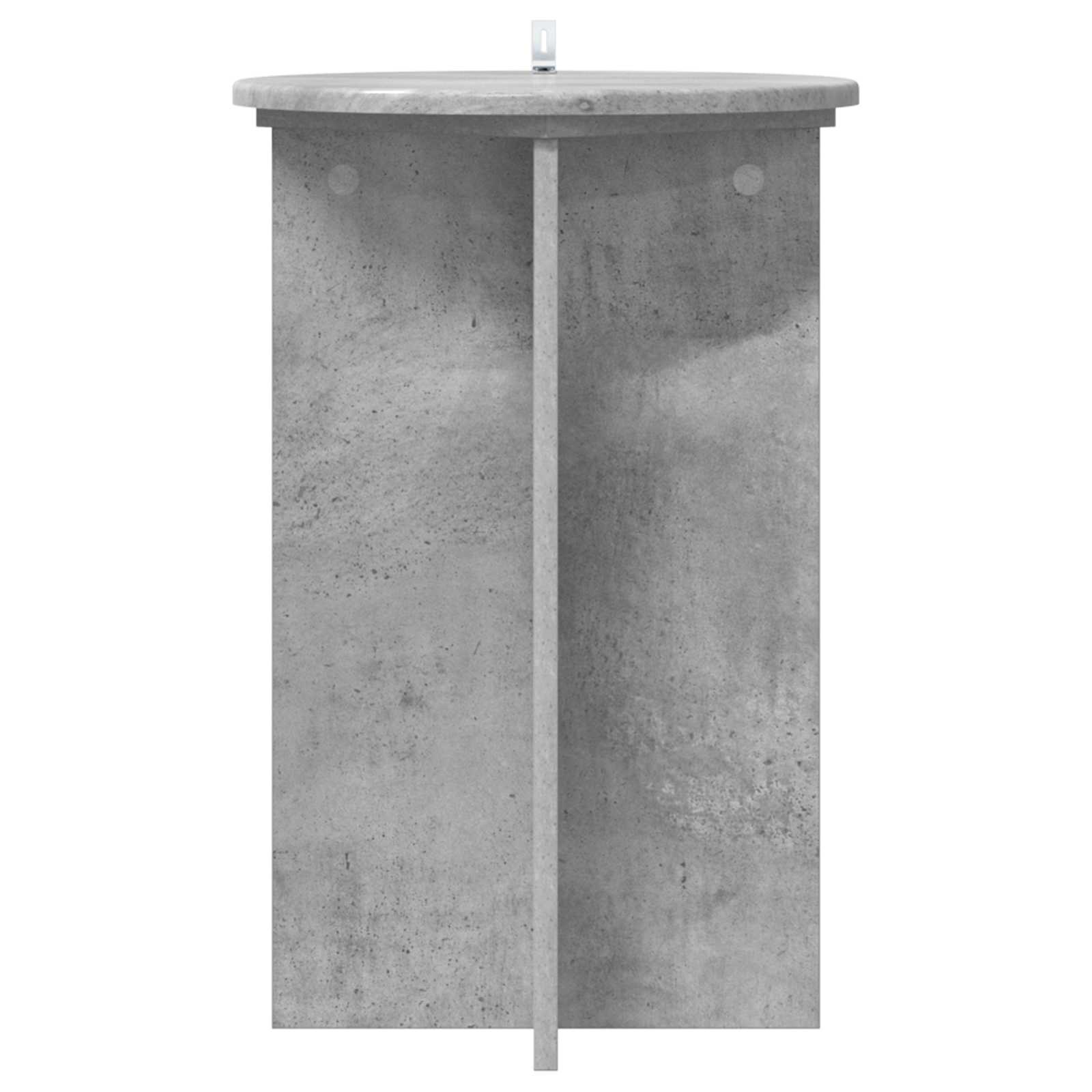Pflanzenständer 2 pcs Betongrau Ø40 x 60 cm Holzwerkstoff
