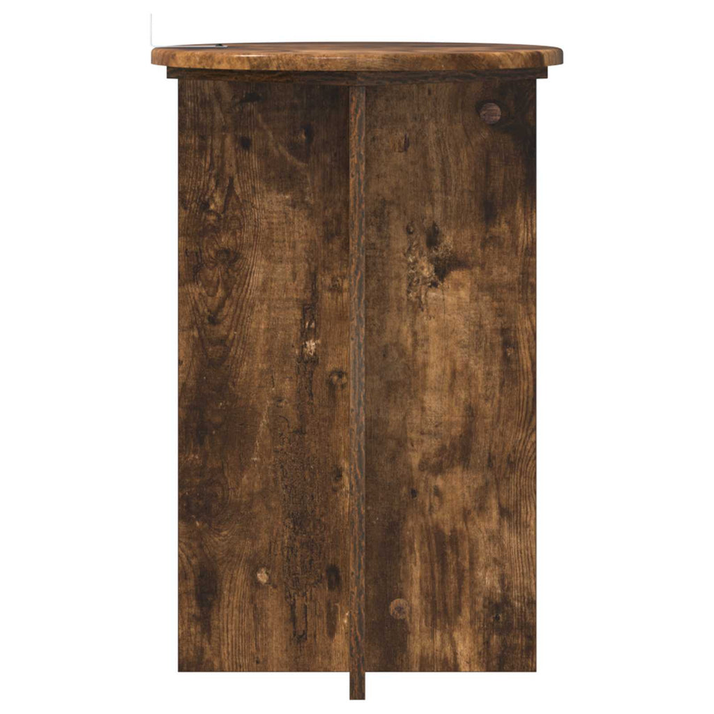 Pflanzenständer 2 pcs Geräucherte Eiche Ø40 x 60 cm