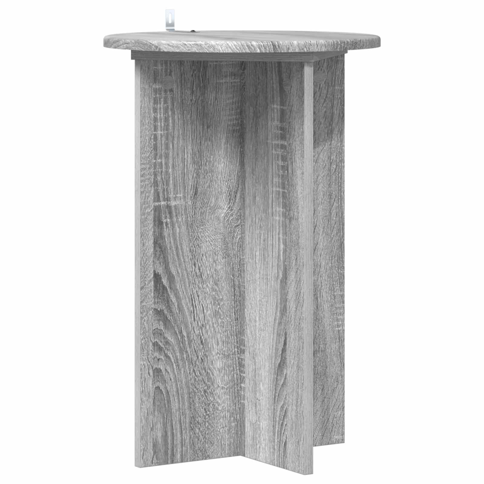 Pflanzenständer 2 pcs Graues Sonoma Ø40 x 60 cm Holzwerkstoff