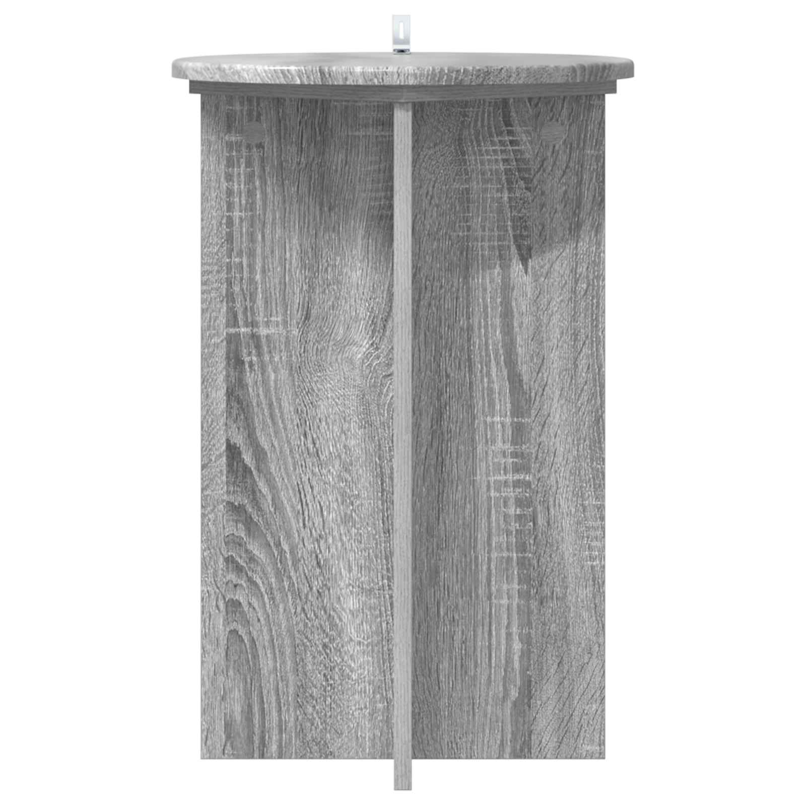 Pflanzenständer 2 pcs Graues Sonoma Ø40 x 60 cm Holzwerkstoff