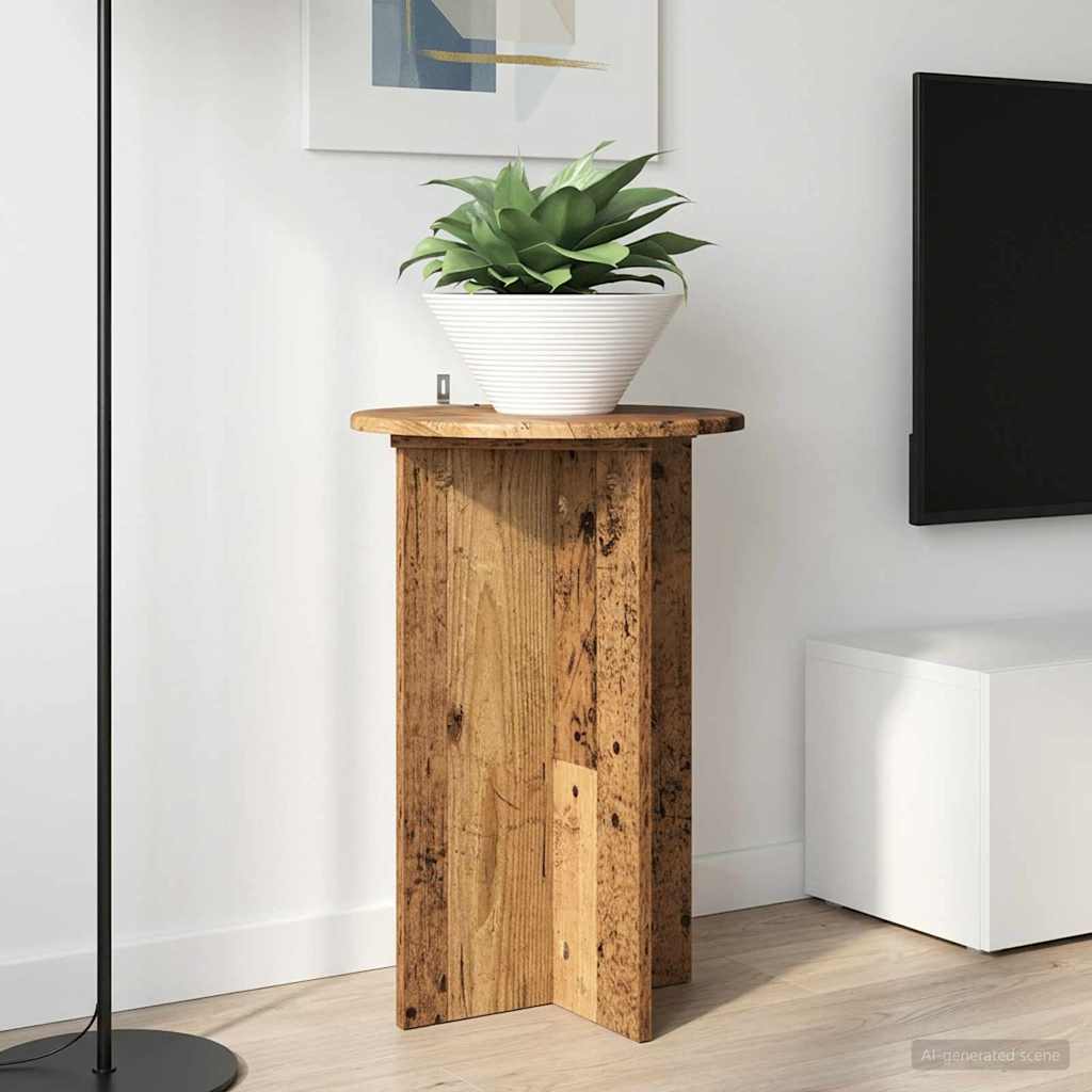 Pflanzenständer 2 pcs Altholz Ø40 x 60 cm Holzwerkstoff