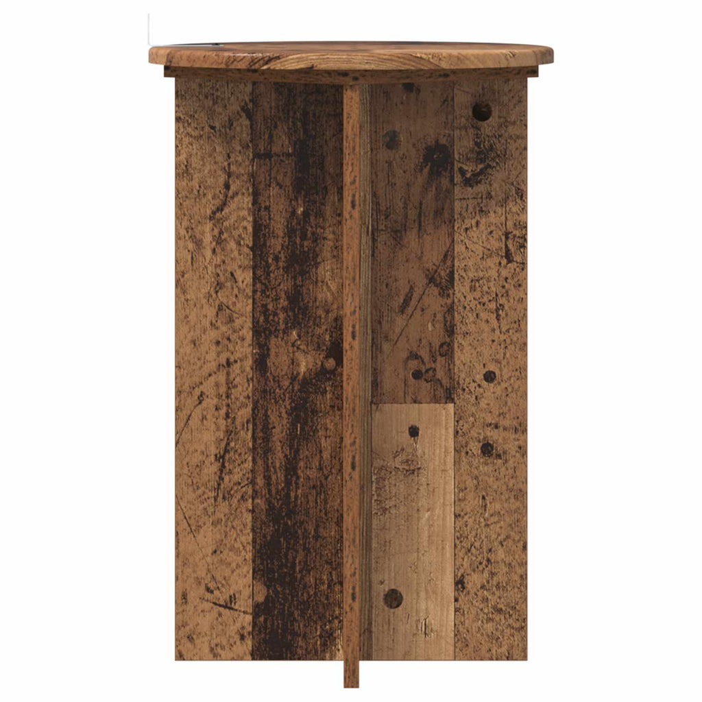 Pflanzenständer 2 pcs Altholz Ø40 x 60 cm Holzwerkstoff