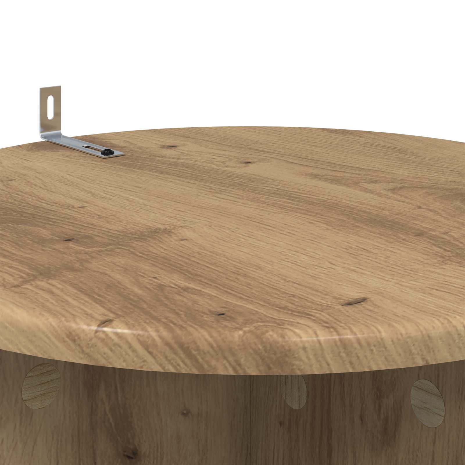 Pflanzenständer 2 pcs Artisan-Eiche Ø40 x 60 cm Holzwerkstoff