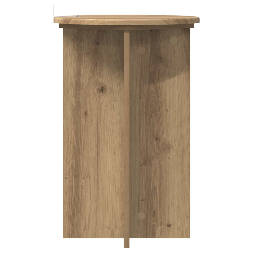 Pflanzenständer 2 pcs Artisan-Eiche Ø40 x 60 cm Holzwerkstoff