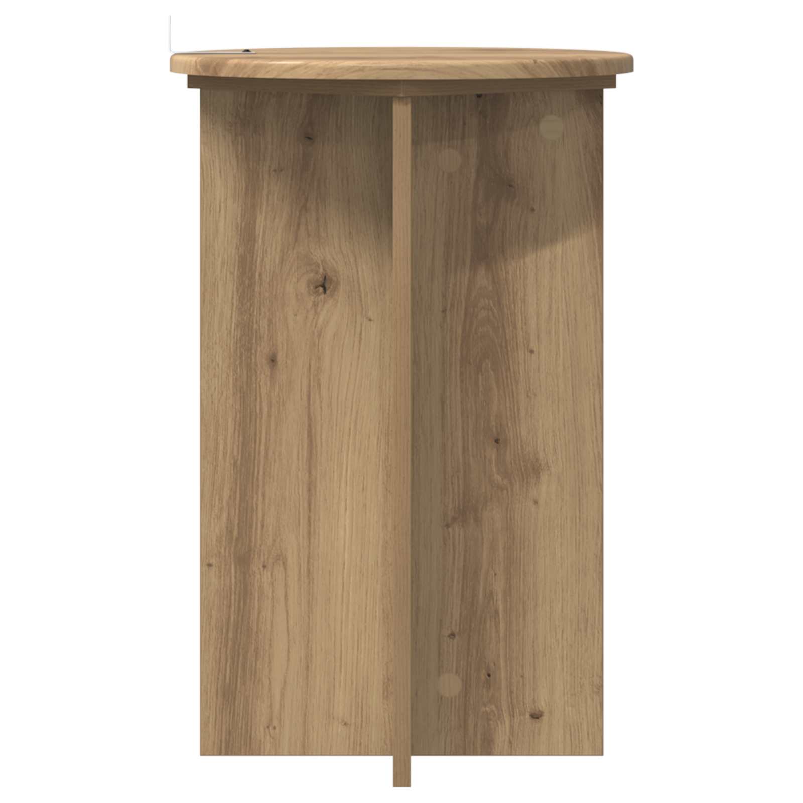 Pflanzenständer 2 pcs Artisan-Eiche Ø40 x 60 cm Holzwerkstoff