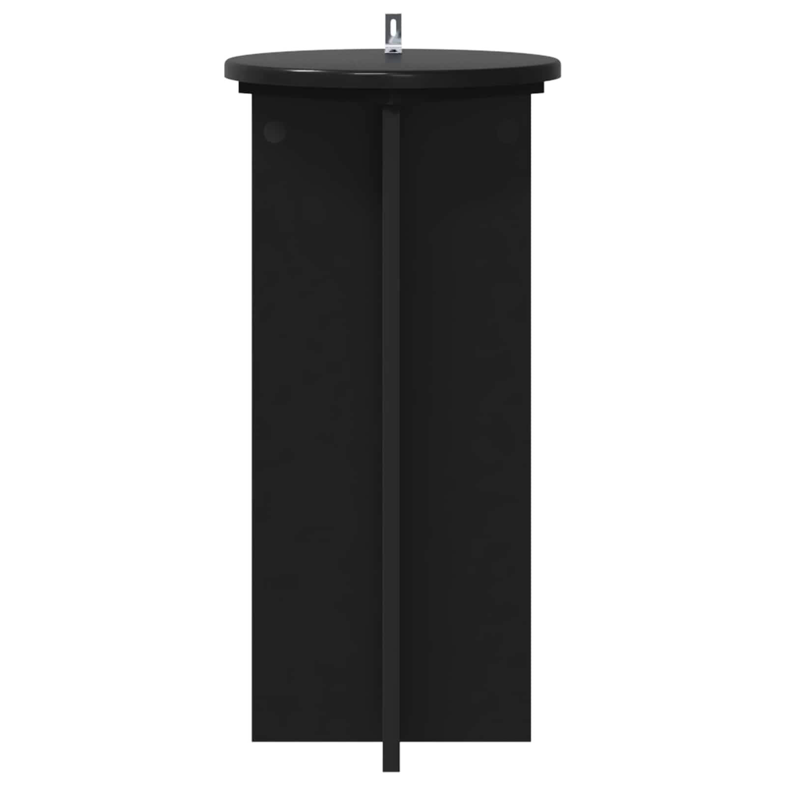Pflanzenständer 2 pcs Schwarz 29,5 x 29,5 x 60 cm Holzwerkstoff